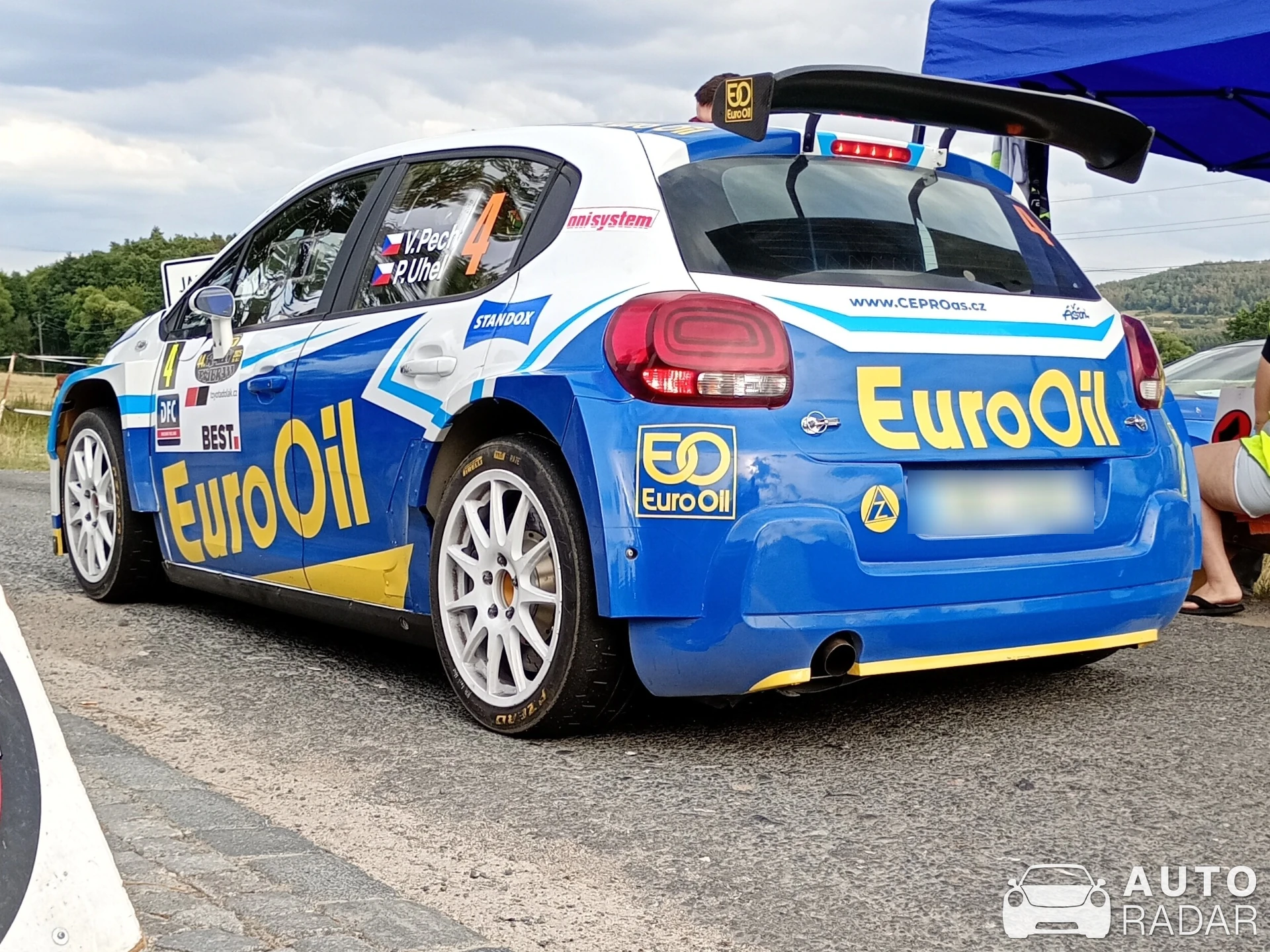 Citroën C3 Rally2 spotted in Jablonná
