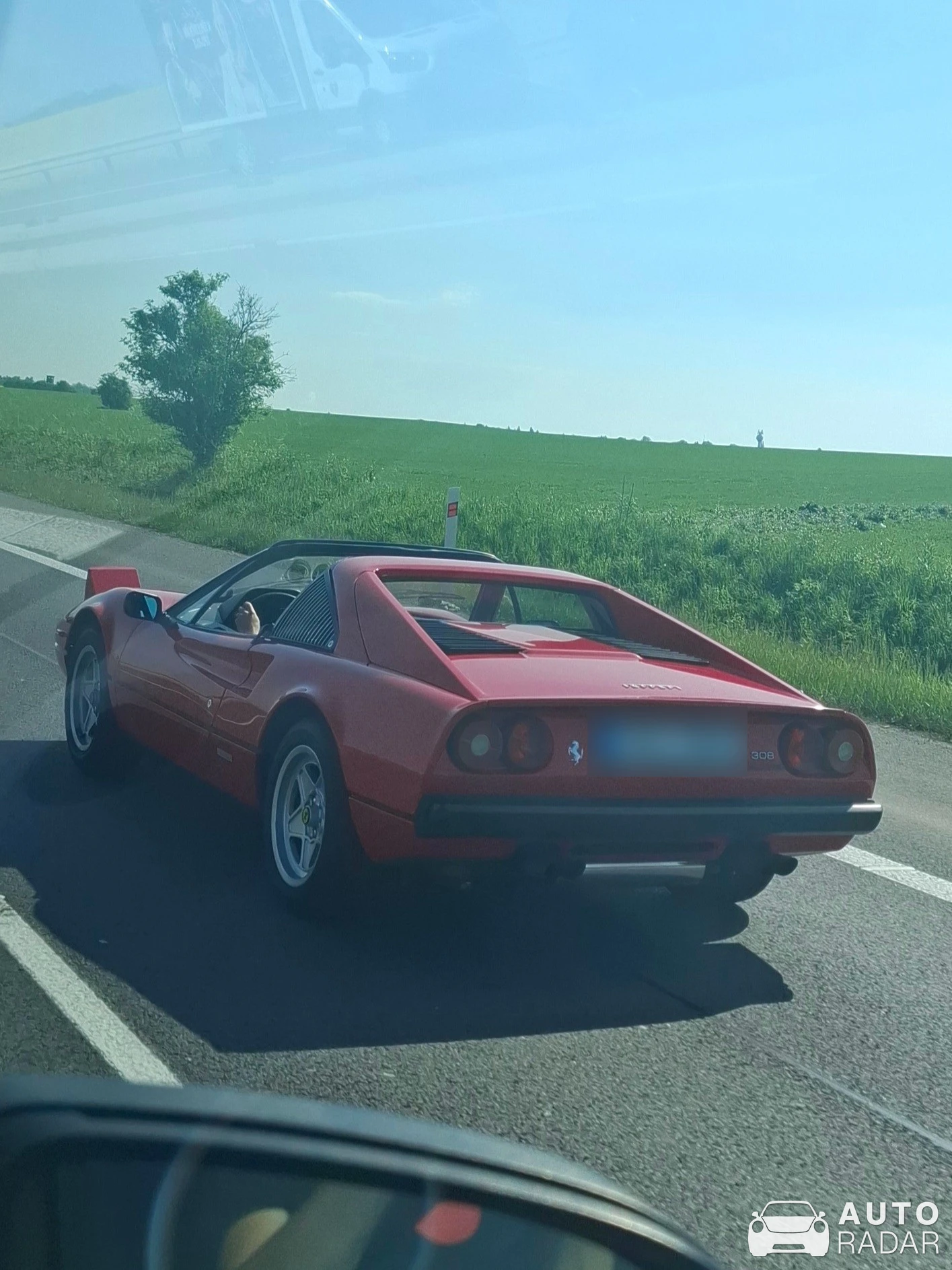 Ferrari 308 GTS Spider spotted in Radonice