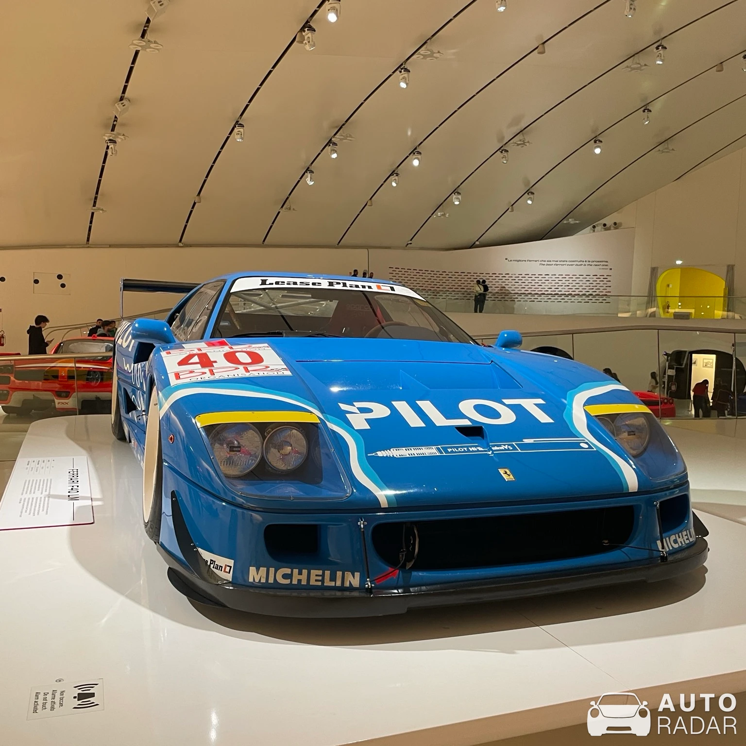Ferrari F40 LM Michelotto spotted in Modena