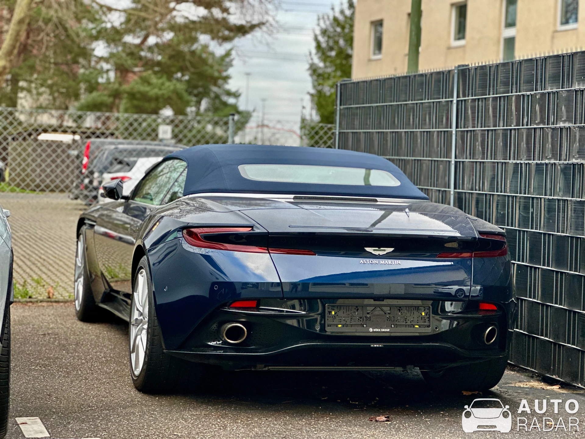Aston Martin DB11 V8 Volante spotted in Düsseldorf, Germany