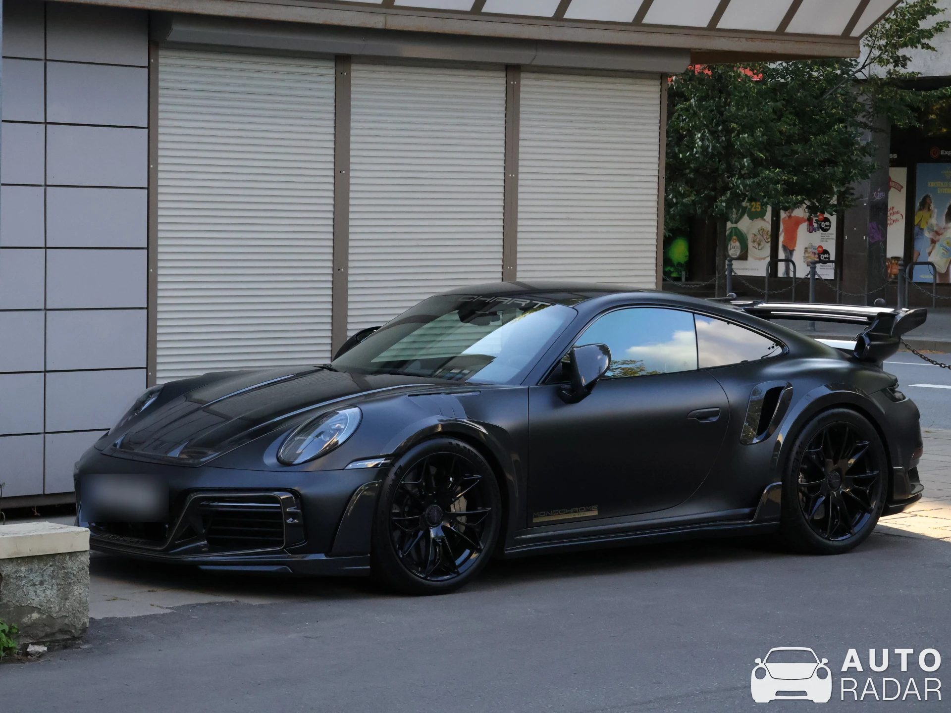 Porsche TechArt 992 GTstreet R Monochrome spotted in Kaunas