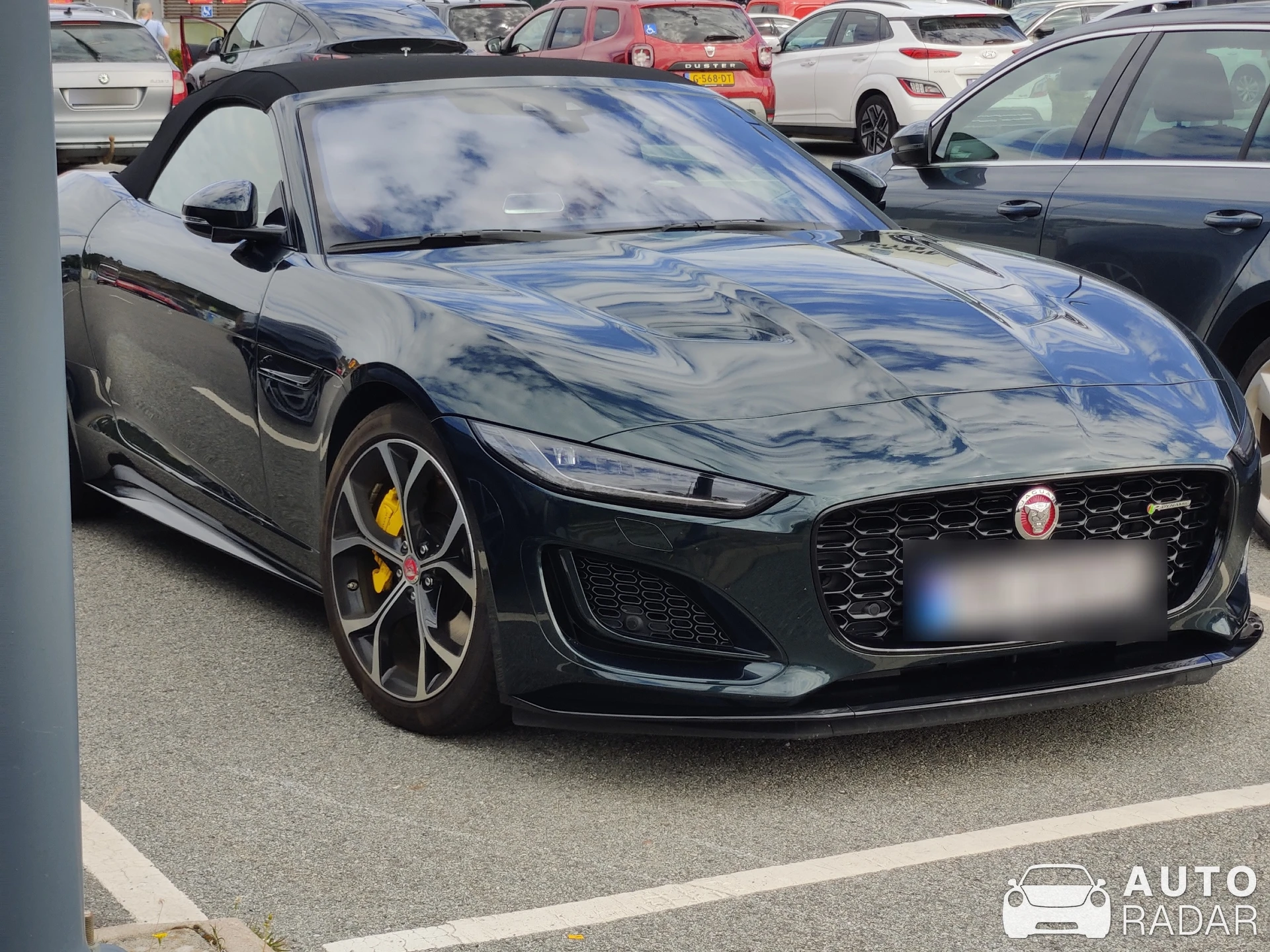 Jaguar F-Type P450 75 Convertible spotted in Lillesand