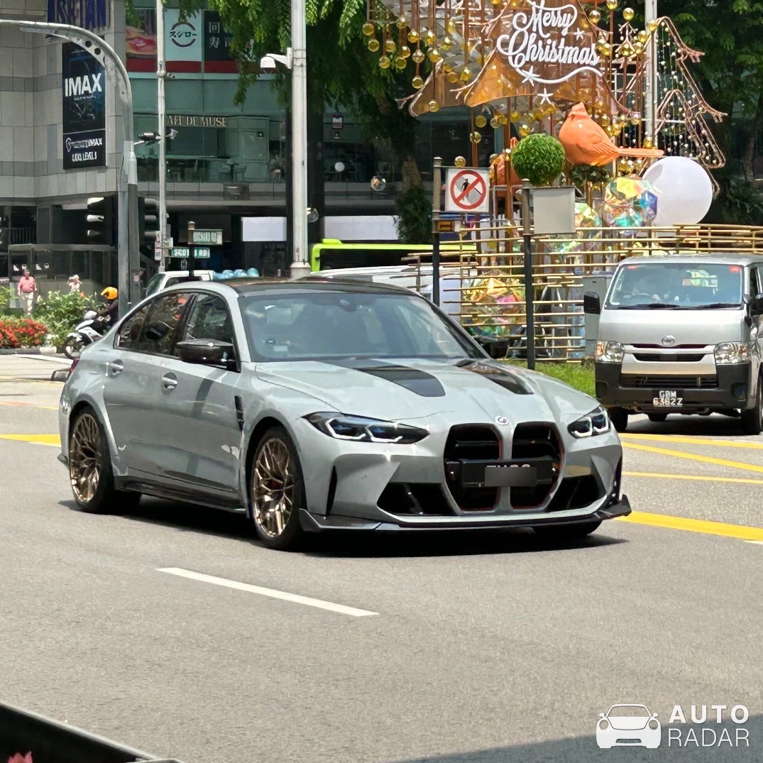 BMW M3 G80 CS spotted in Singapore, Singapur