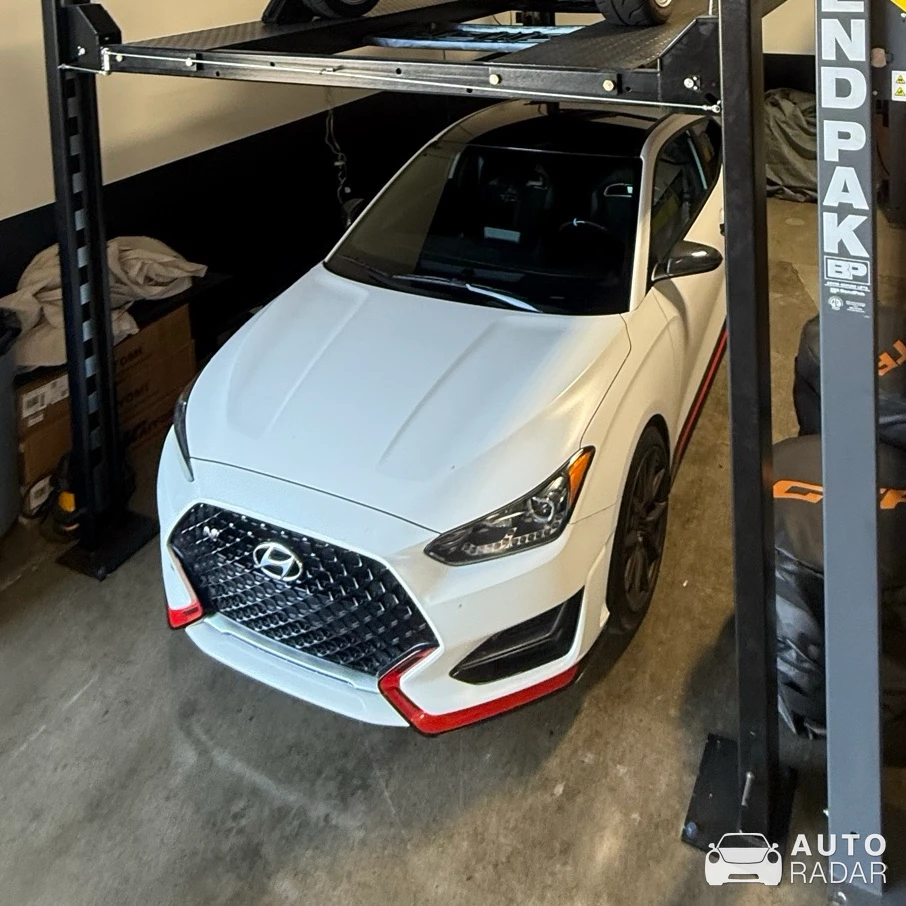 Hyundai Veloster N spotted in Santa Ana, United States