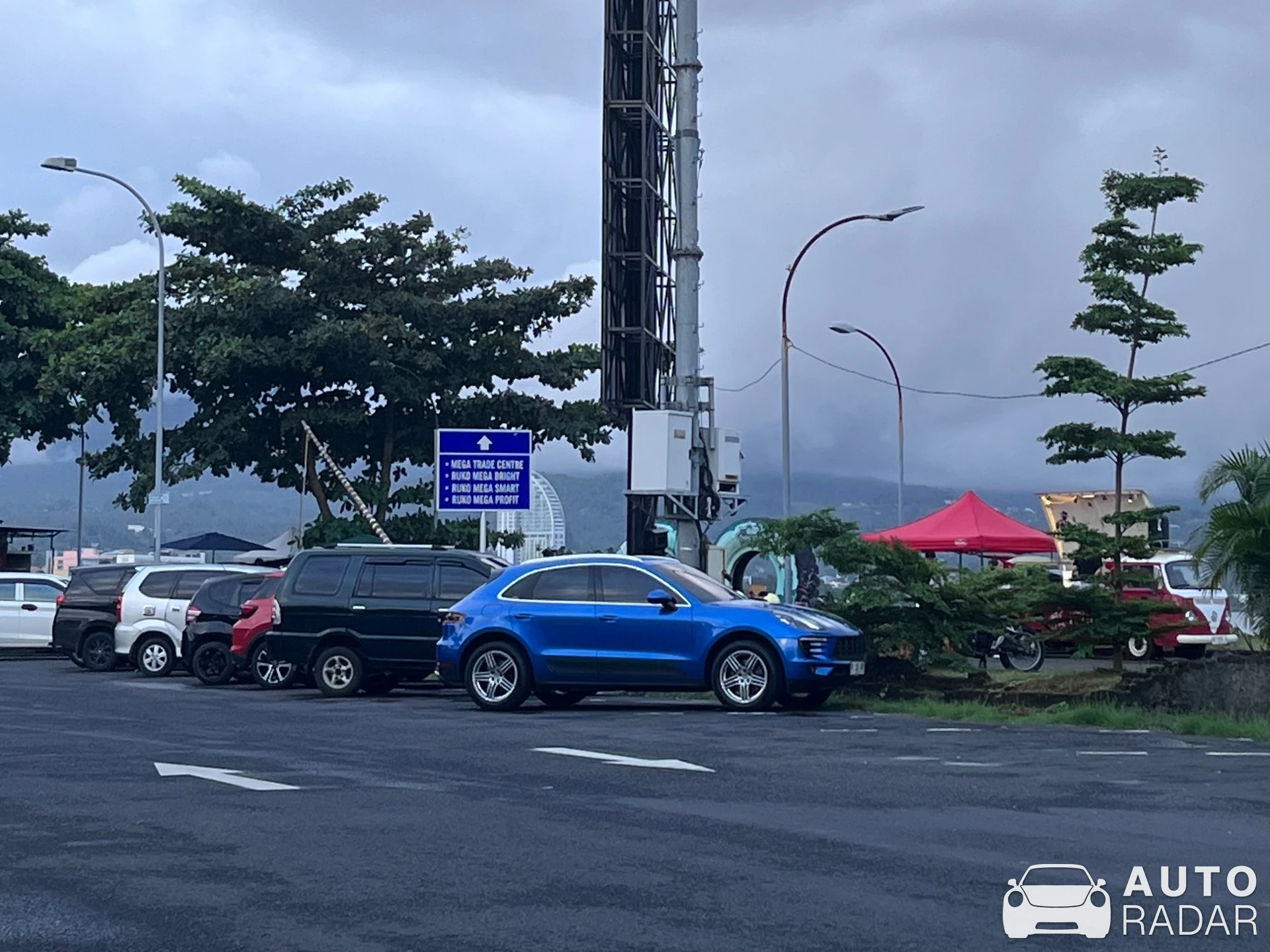 Porsche Macan spotted in Sulawesi Utara, Indonesia