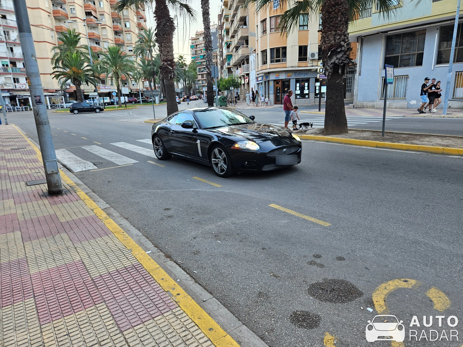 Jaguar XKR spotted in Cullera, Spain