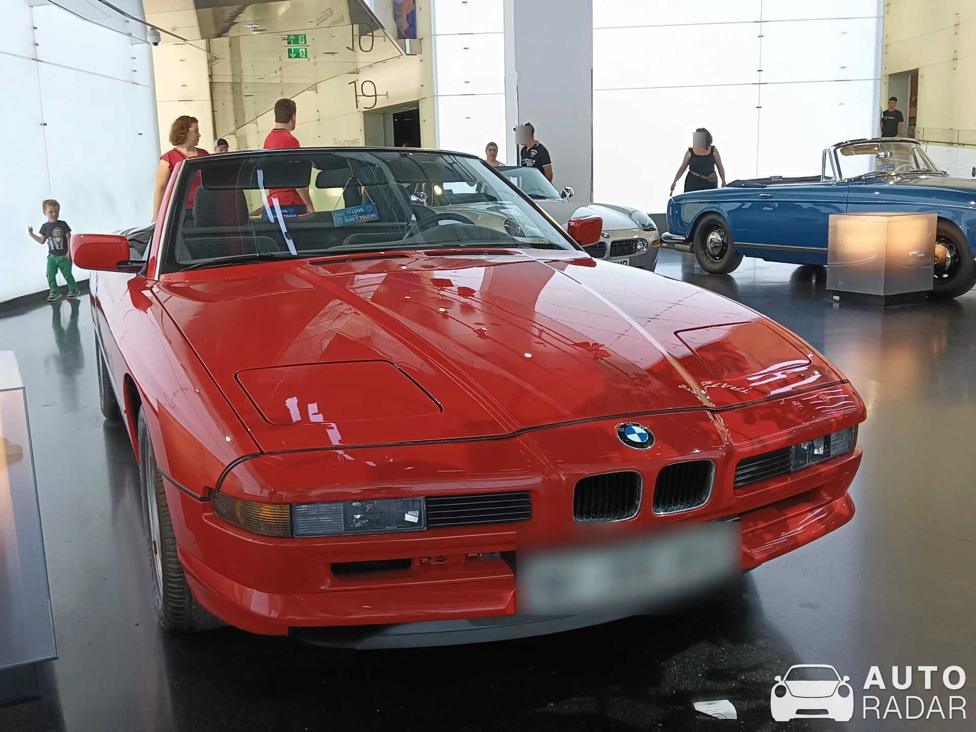 BMW 850Ci E31 Cabriolet Prototype spotted in München