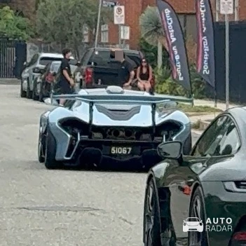 McLaren P1 HDK spotted in Los Angeles
