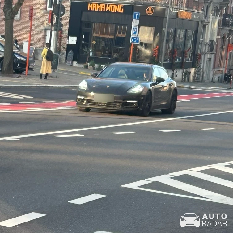 Porsche 971 Panamera Turbo spotted in Leuven, Belgium