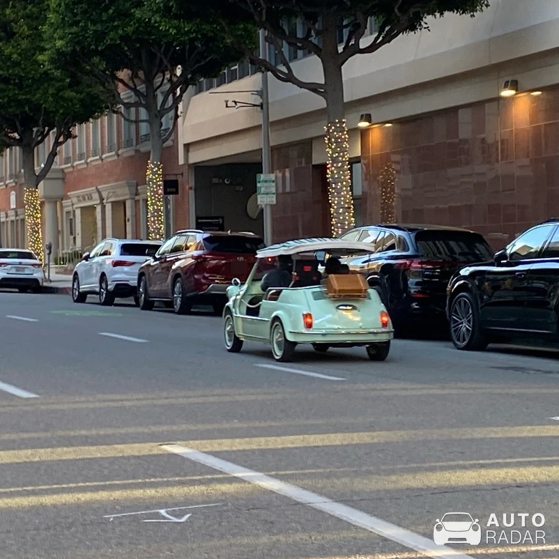 Fiat 500 Jolly spotted in Beverly Hills, United States