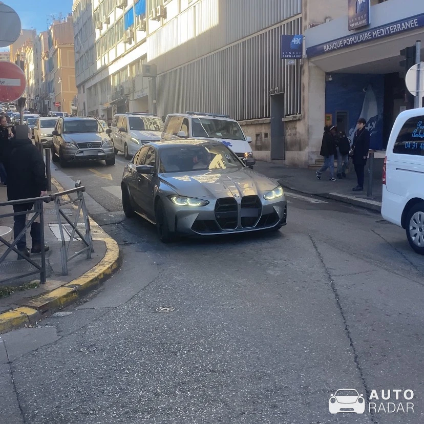 BMW M3 G80 Sedan Competition spotted in Marseille, France