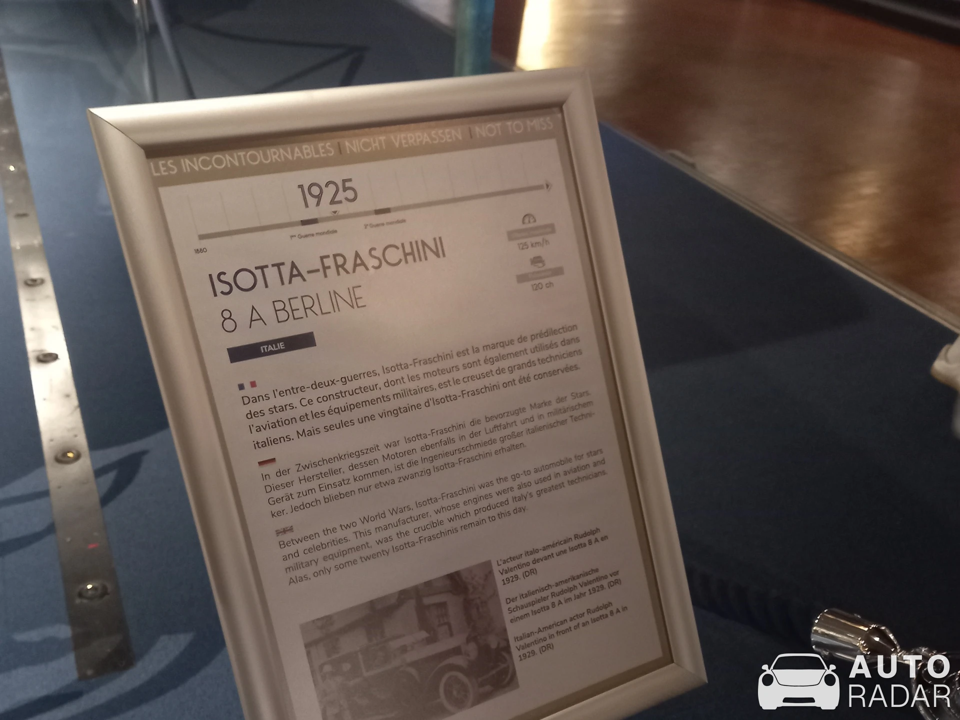 Isotta Fraschini 8A S Fleetwood spotted in Mulhouse