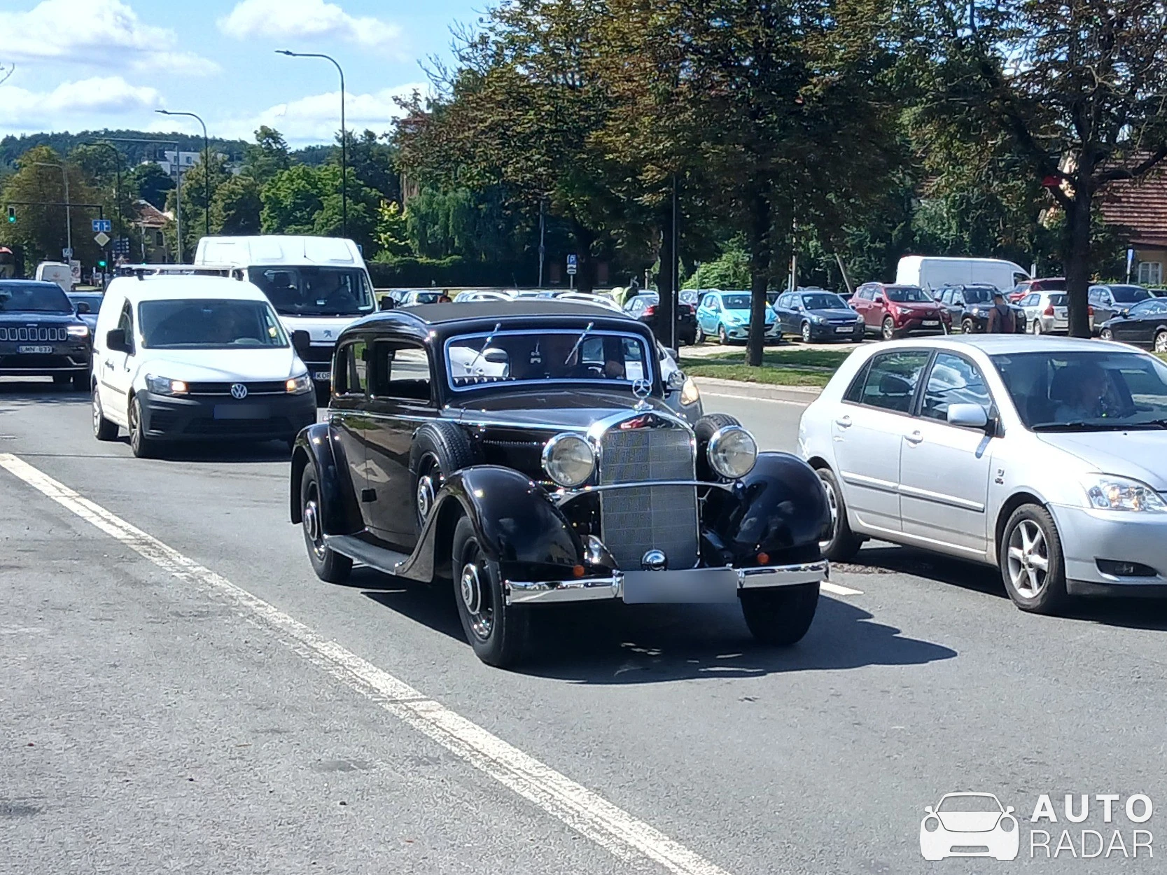 Mercedes-Benz W143 spotted in Vilnius, Lithuania