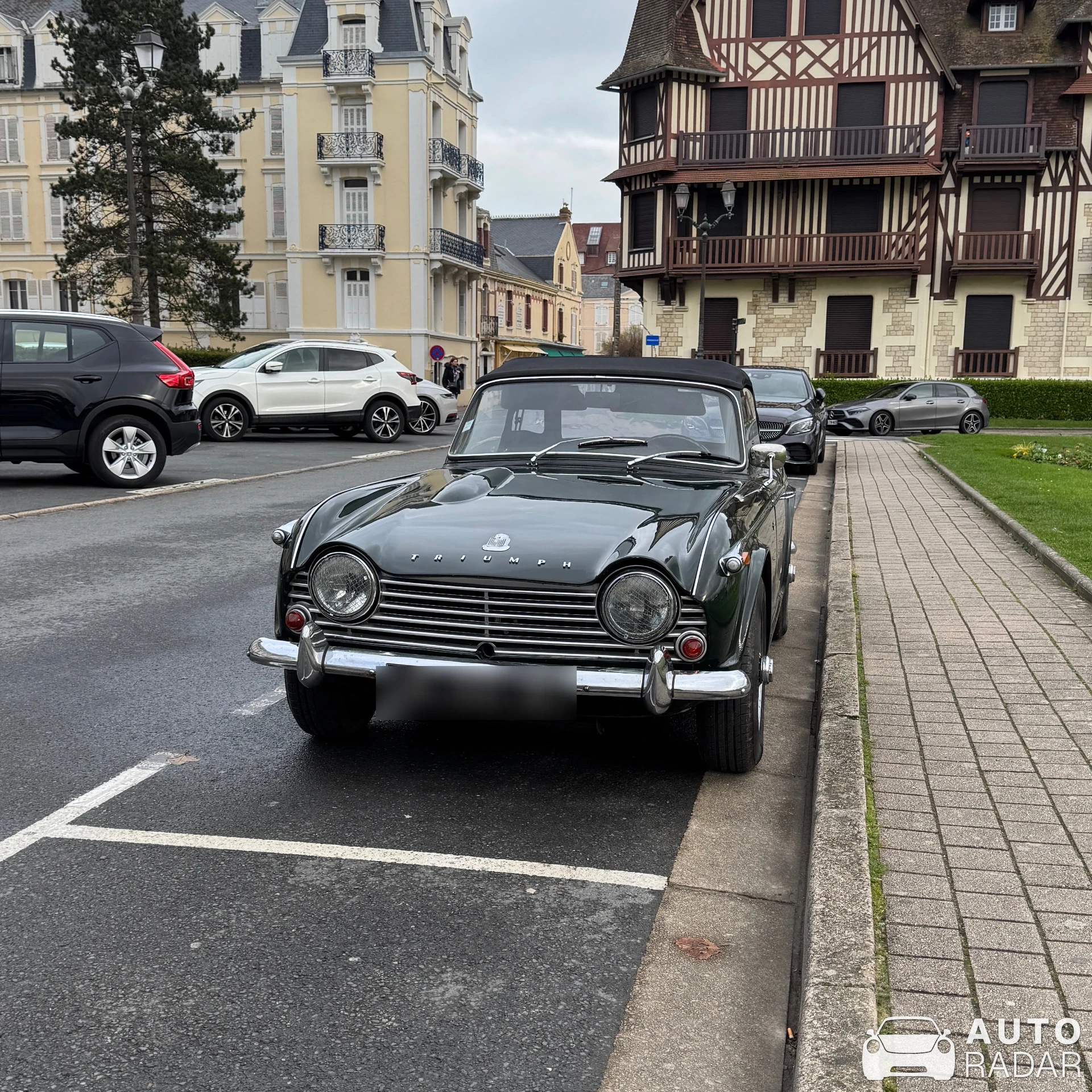 Triumph TR4 spotted in Cabourg, France