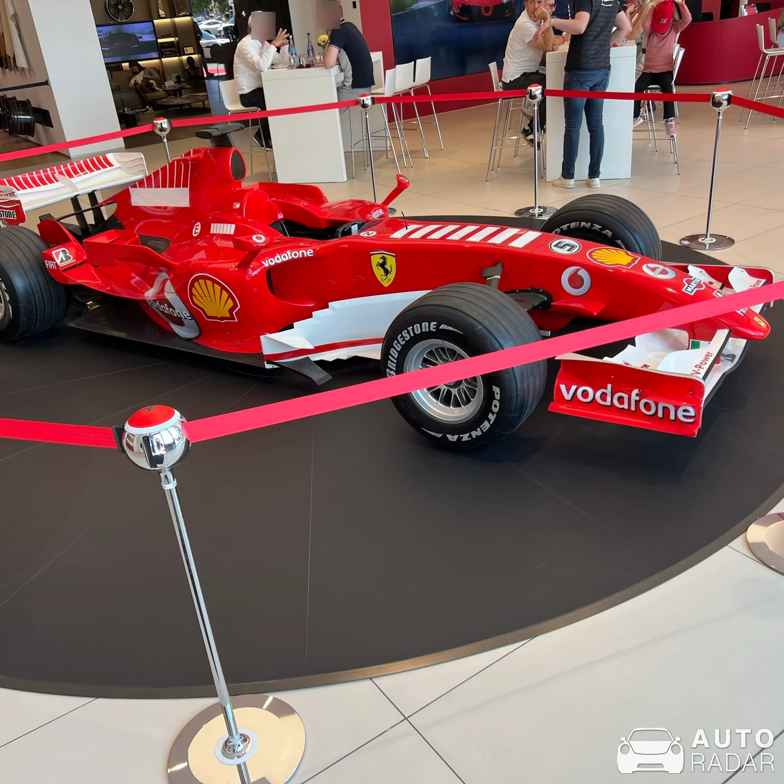 Ferrari F2004 spotted in Böblingen