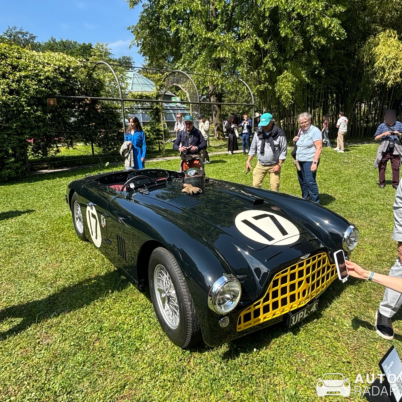Aston Martin DB3 Works Team Car spotted in Cernobbio