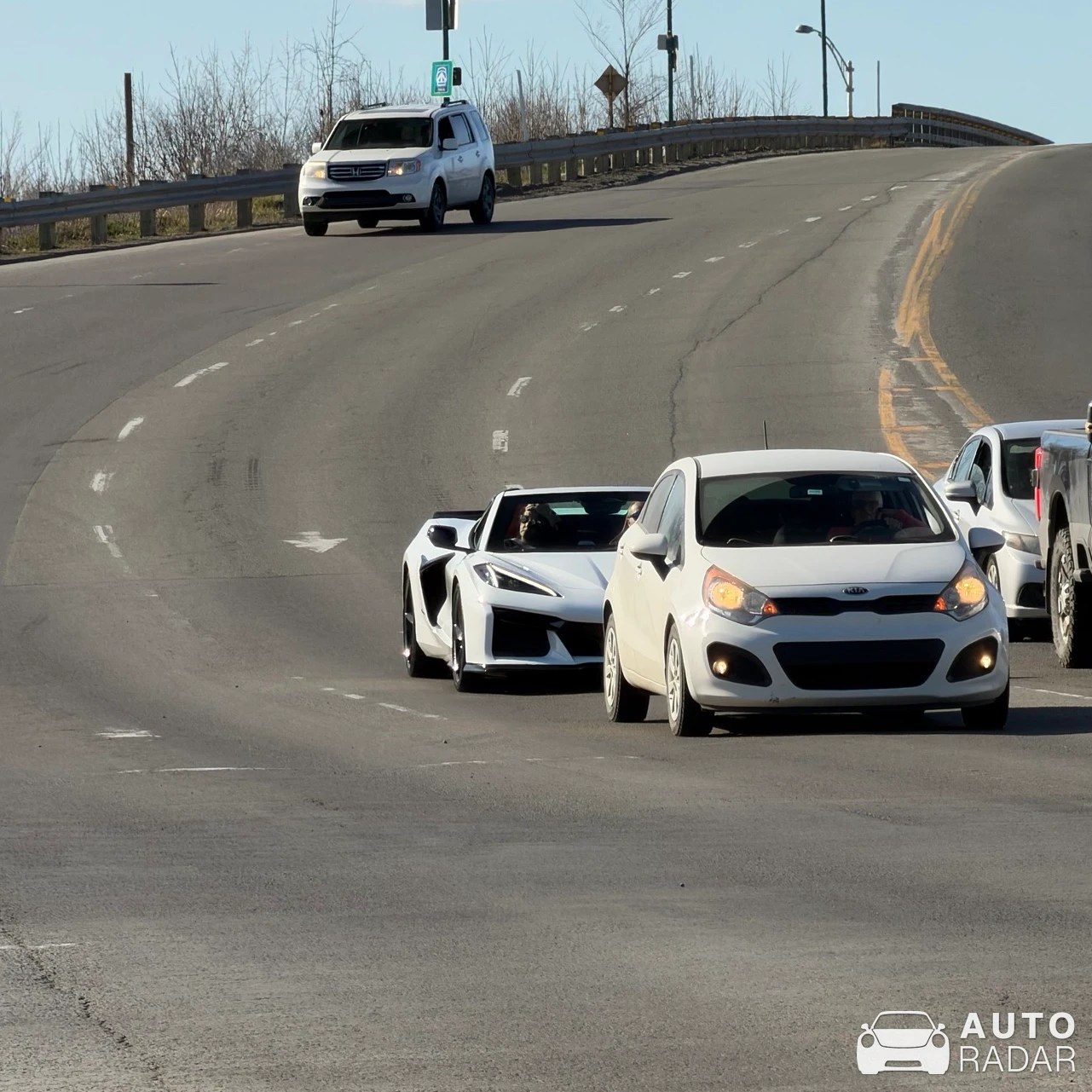 Chevrolet Corvette C8 E-Ray Convertible spotted in Terrebonne, Canada