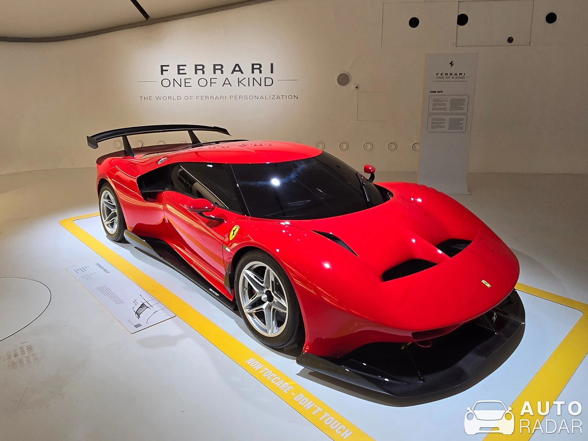Ferrari P80/C spotted in Modena