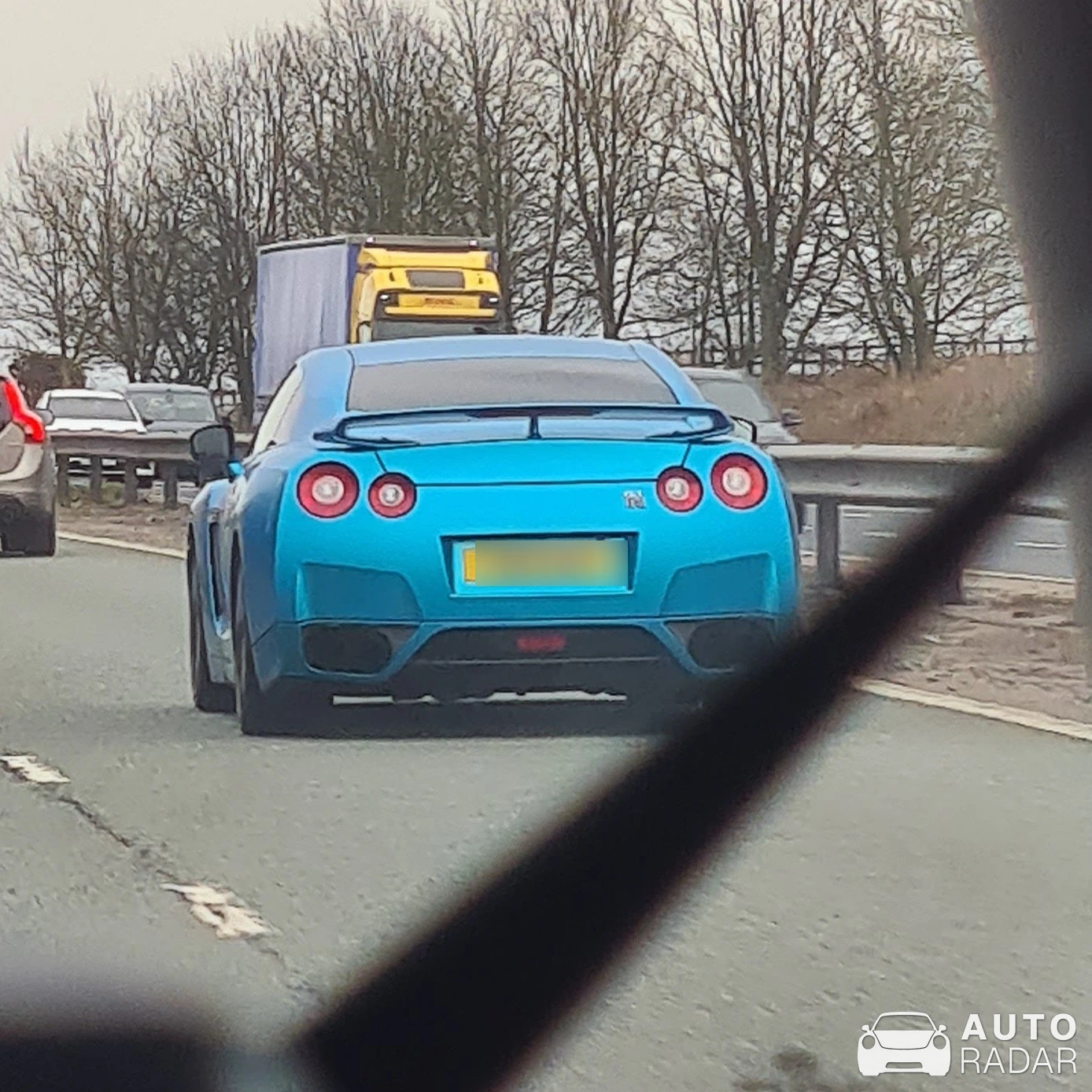Nissan GT-R R35 spotted in Stratton, United Kingdom