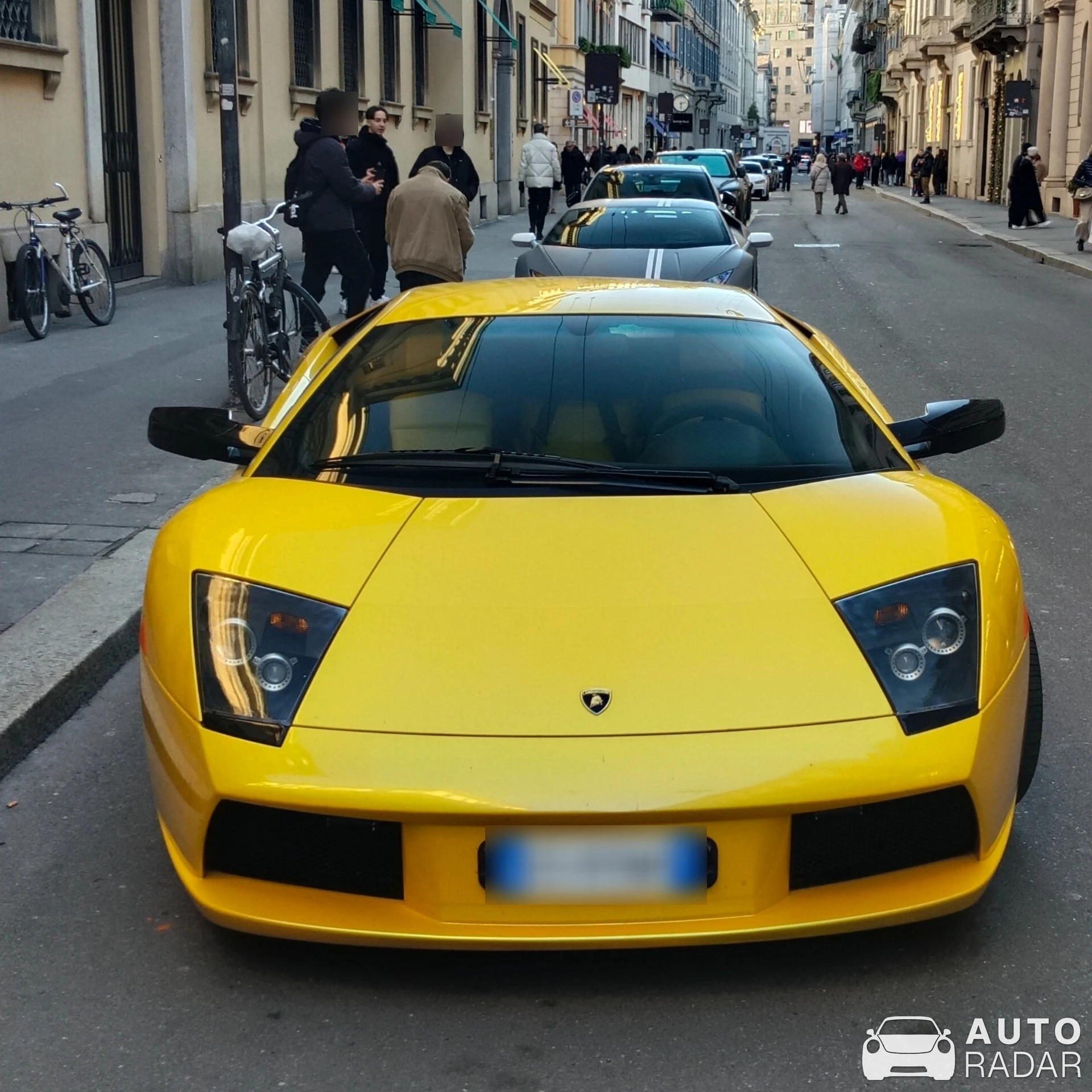 Lamborghini Murciélago LP640 spotted in Milan, Italy