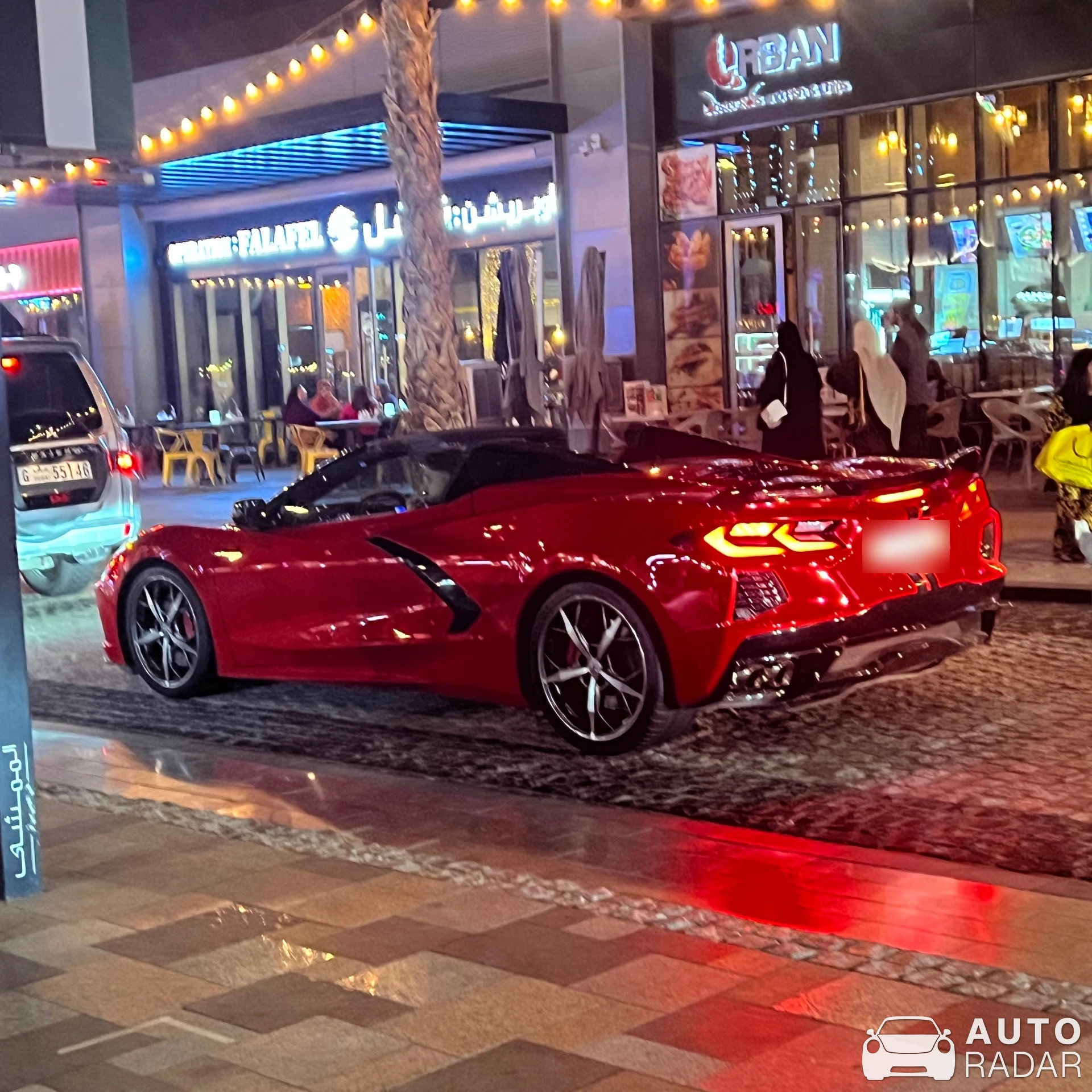 Chevrolet Corvette C8 Stingray Convertible spotted in Dubai, United Arab Emirates
