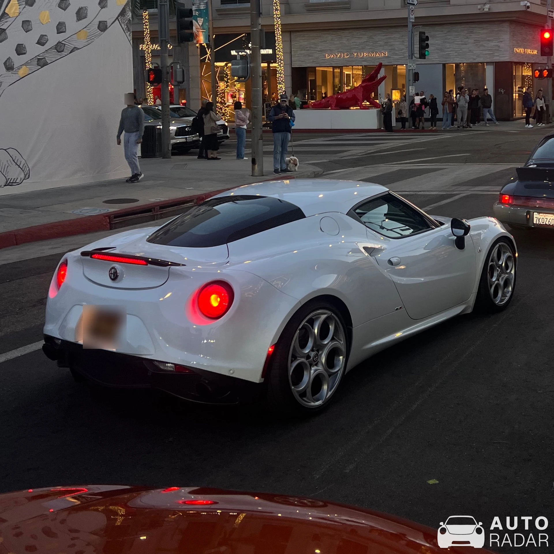 Alfa Romeo 4C Coupé spotted in Beverly Hills, United States