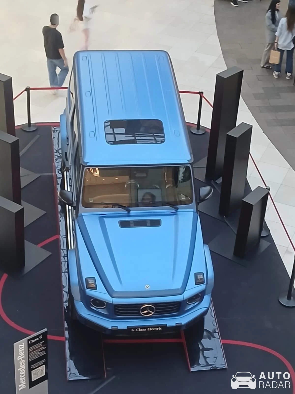 Mercedes-Benz G 580 EQ spotted in Bucharest