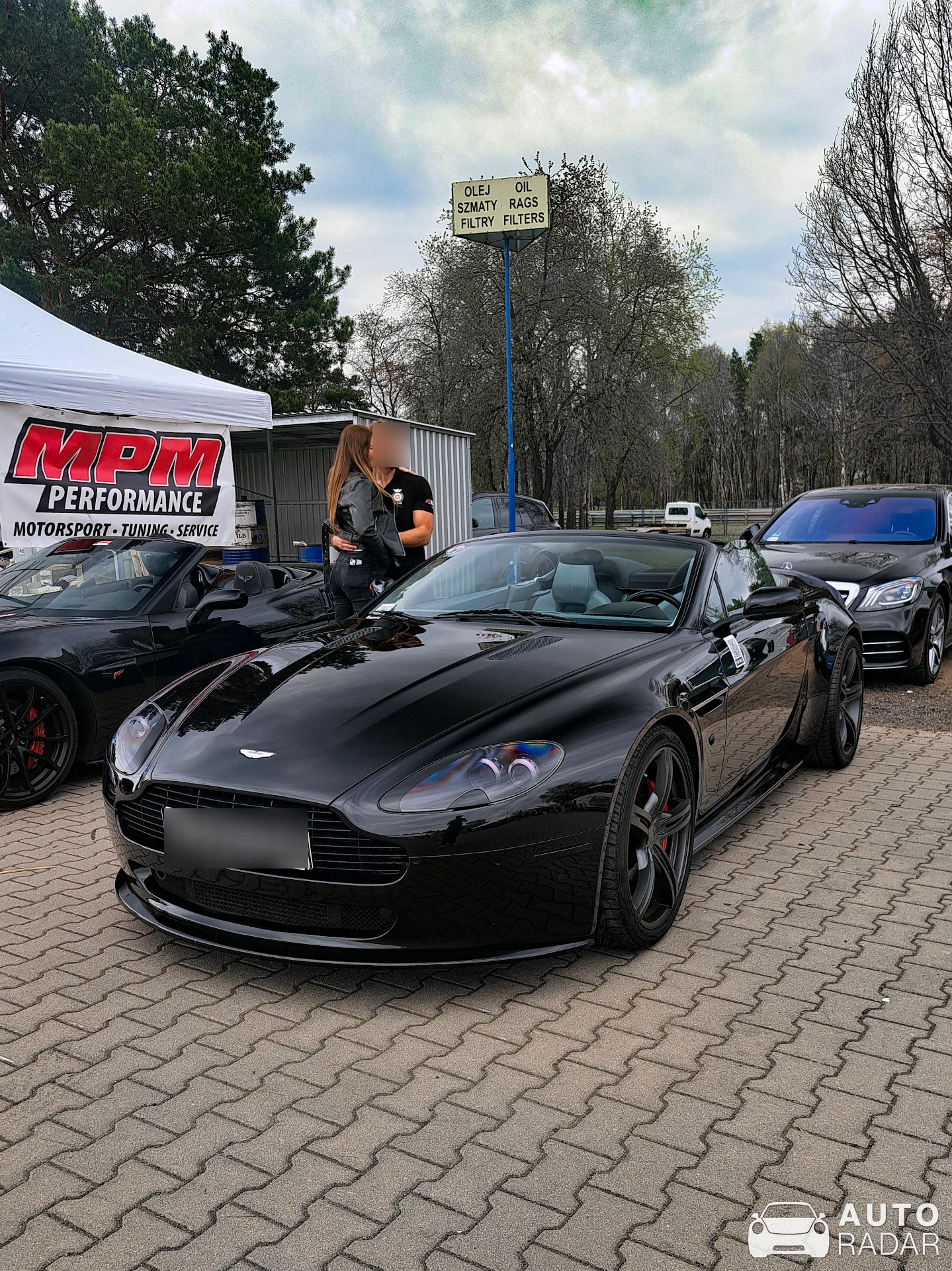 Aston Martin V8 Vantage S Roadster spotted in Poznań
