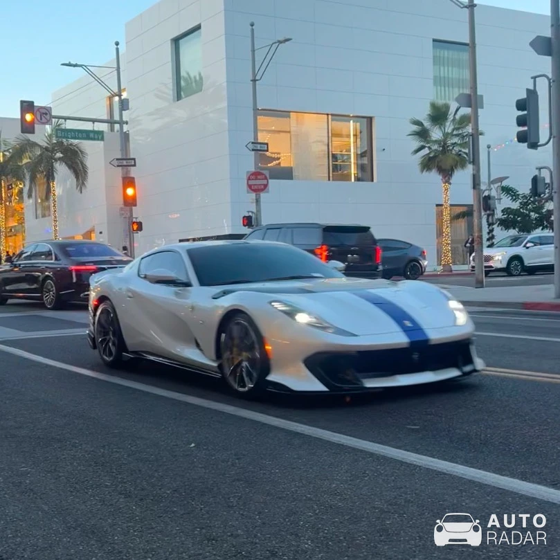Ferrari 812 Competizione spotted in Beverly Hills, United States
