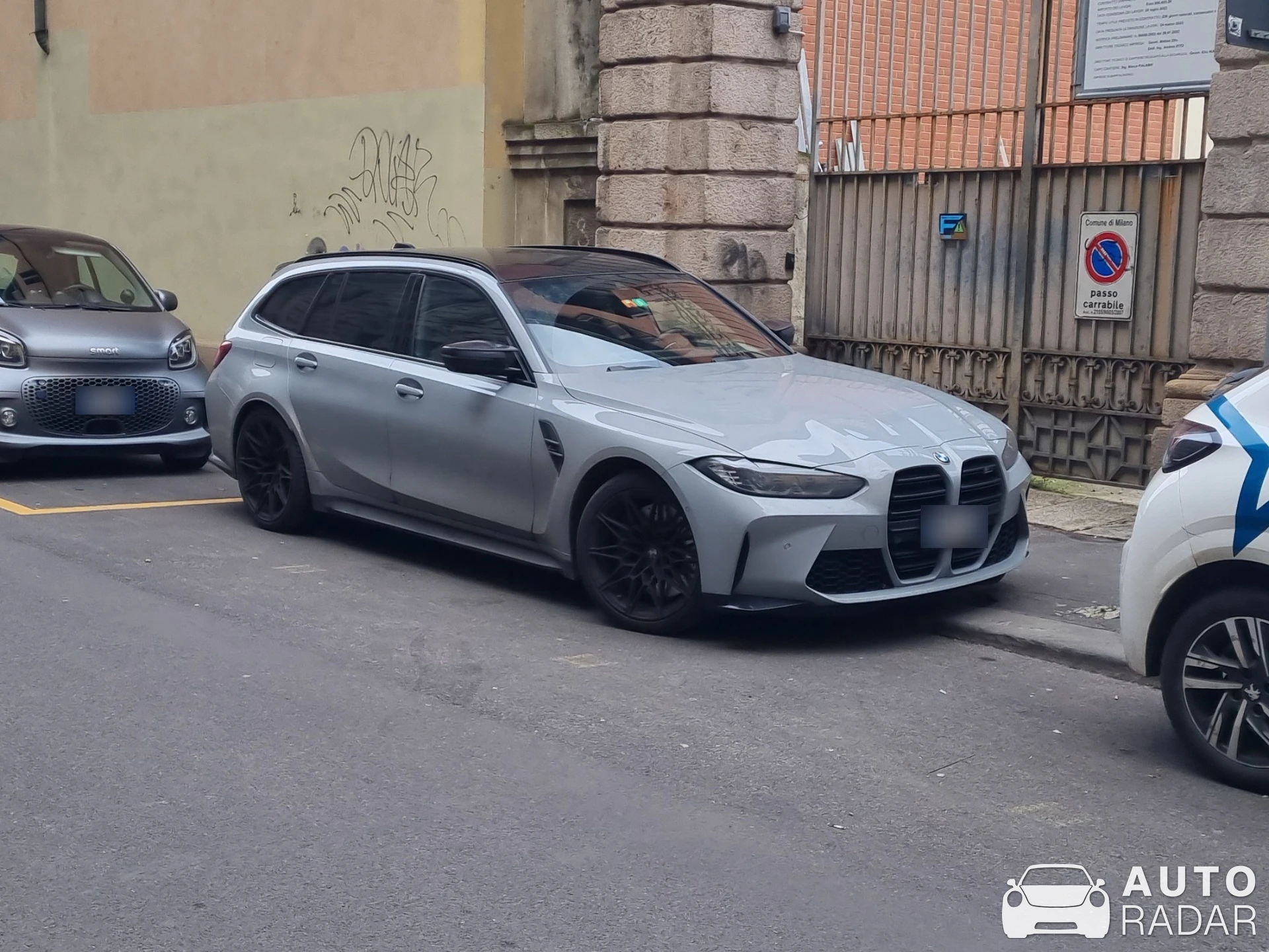 BMW M3 G81 Touring Competition spotted in Milano, Italy