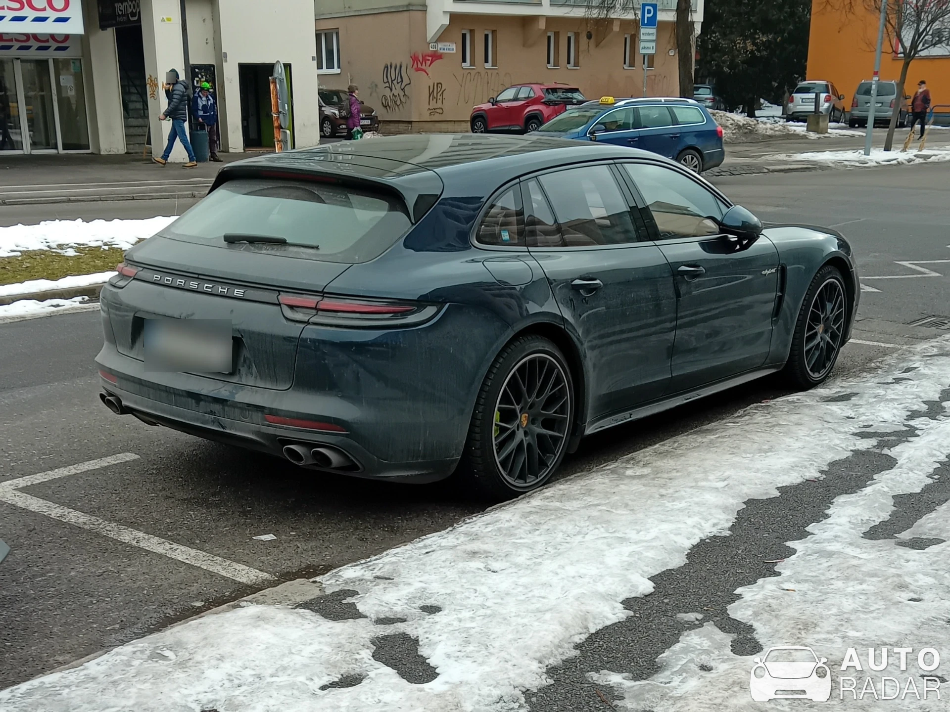 Porsche 971 Panamera 4 E-Hybrid spotted in Žilina