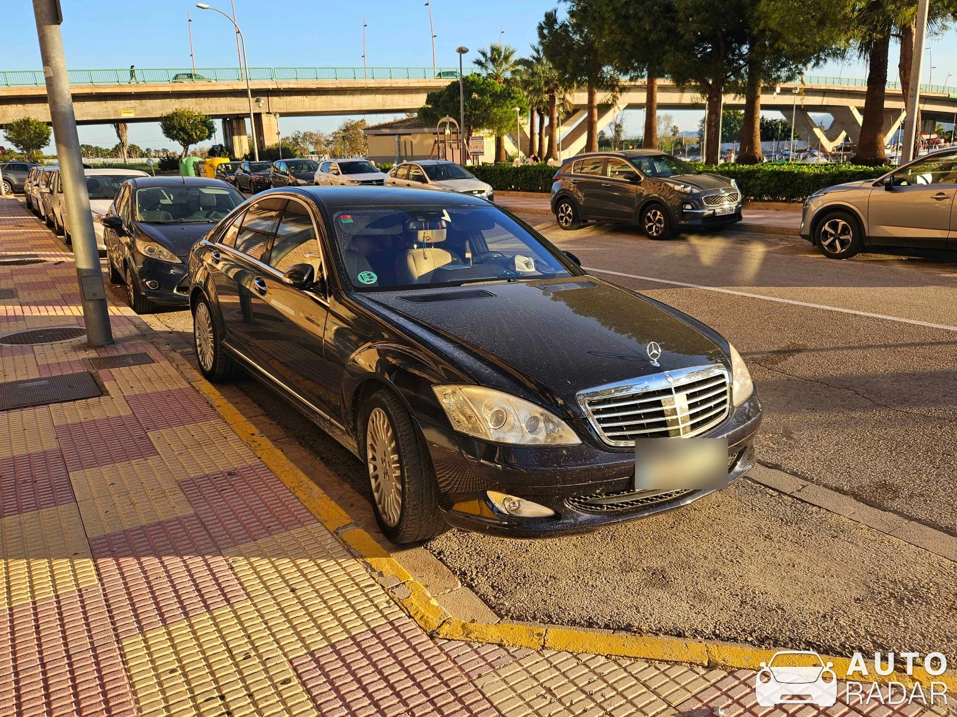 Mercedes-Benz S-Klasse W221 spotted in Cullera, Spain