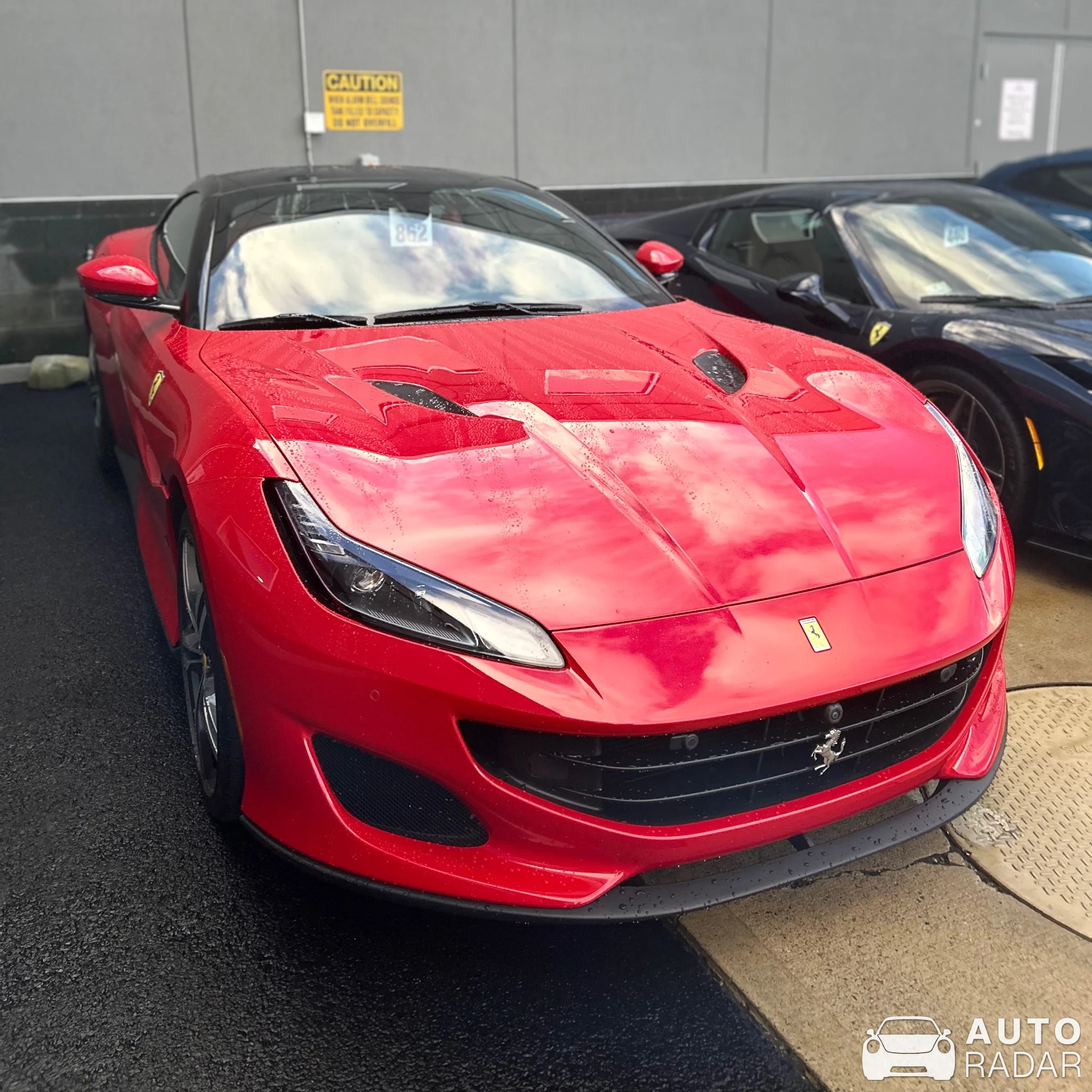 Ferrari Portofino spotted in Norwood, United States