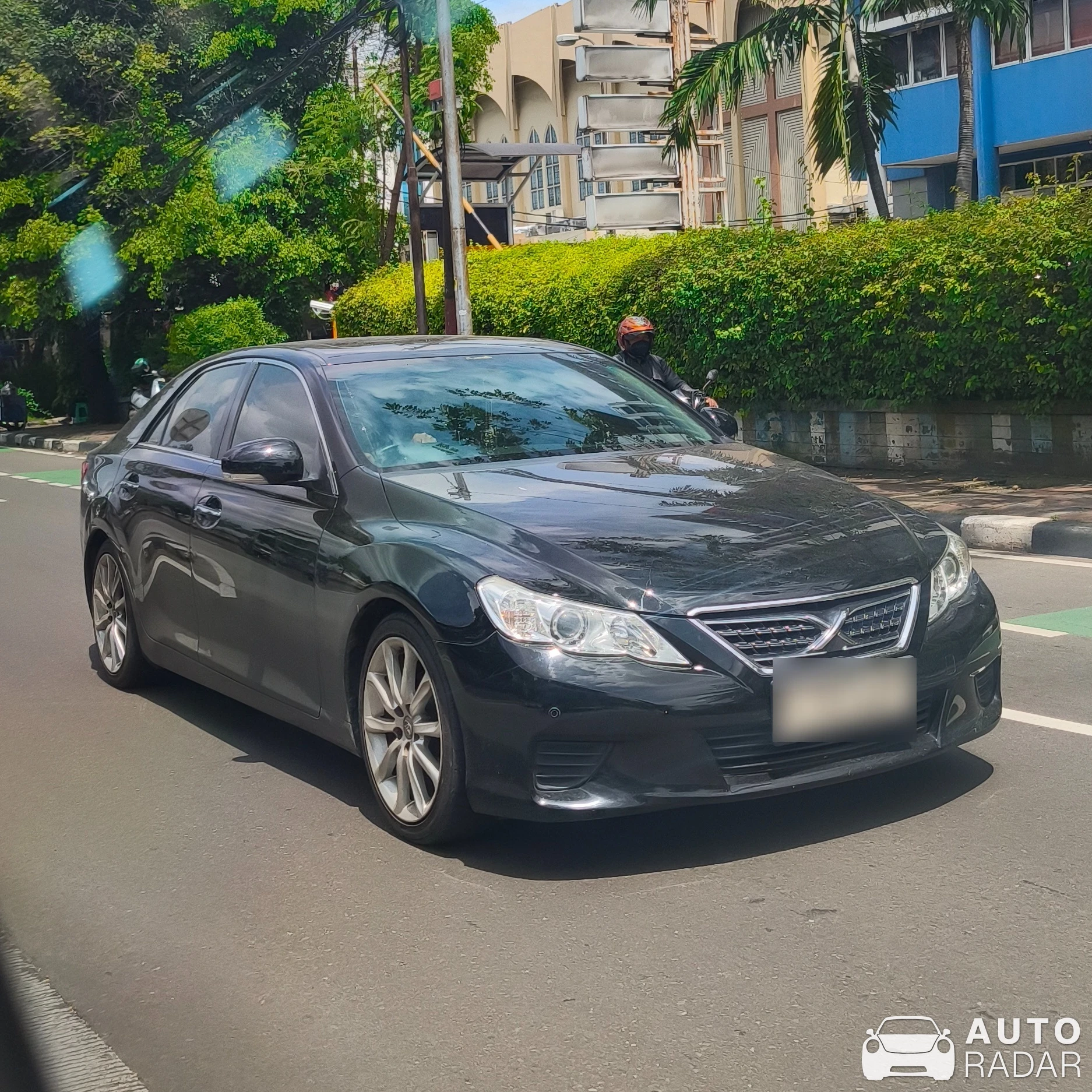 Toyota Mark X spotted in , 