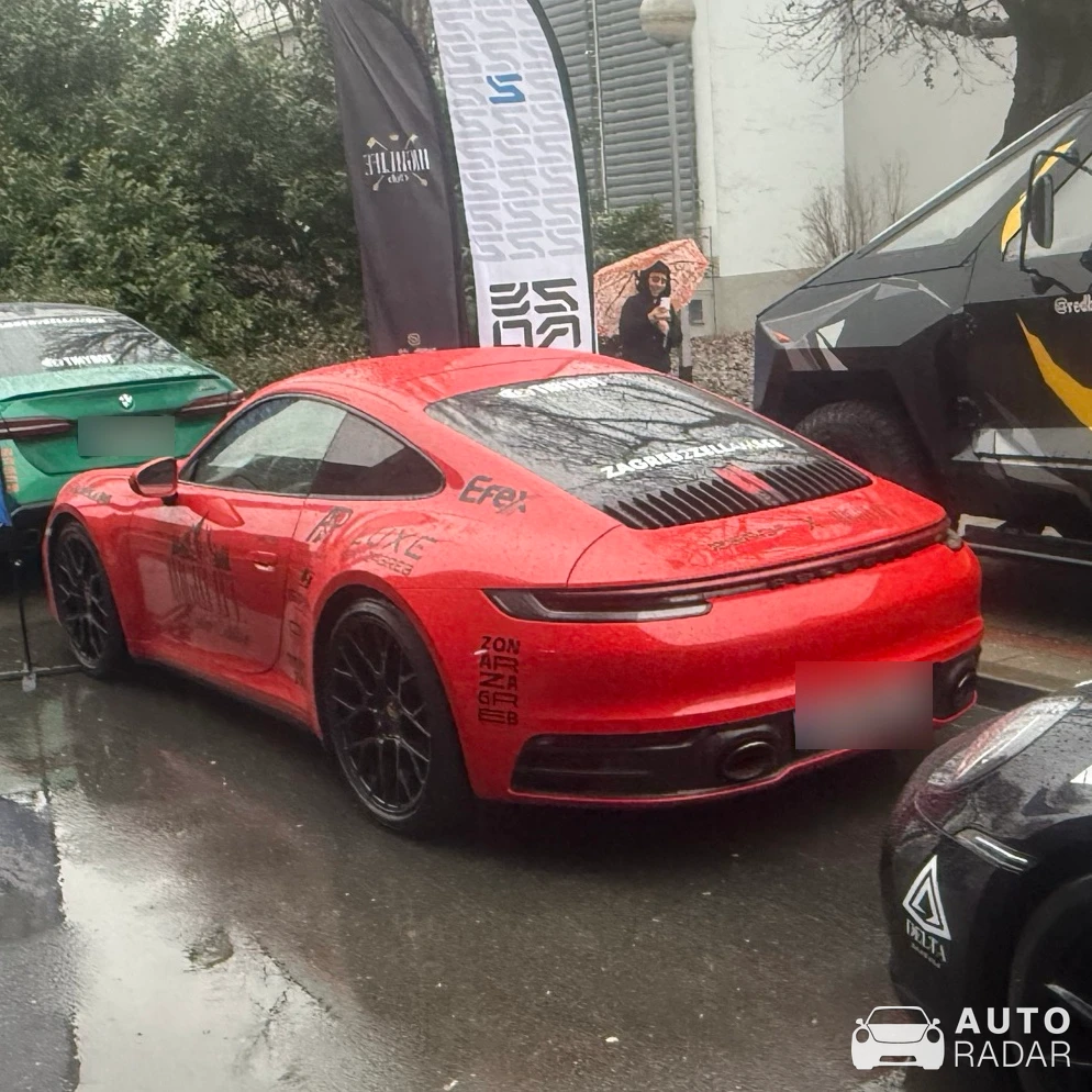Porsche 992 Carrera MkI spotted in Zagreb, Croatia