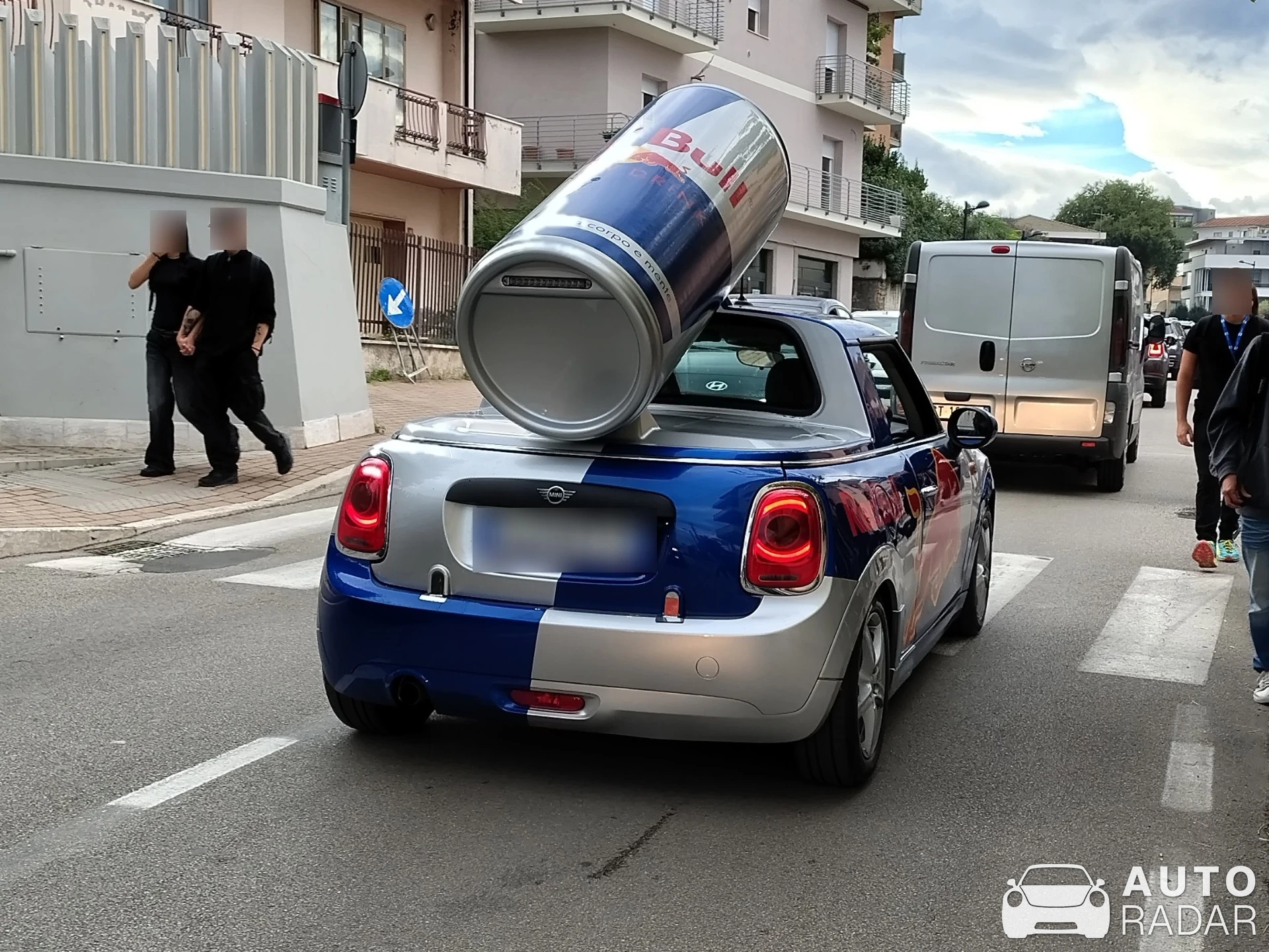 Mini Cooper Red Bull Cabriolet spotted in Pescara