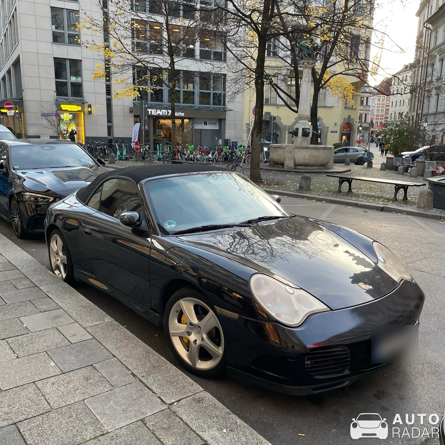 Porsche 996 Carrera 4S Cabriolet spotted in München