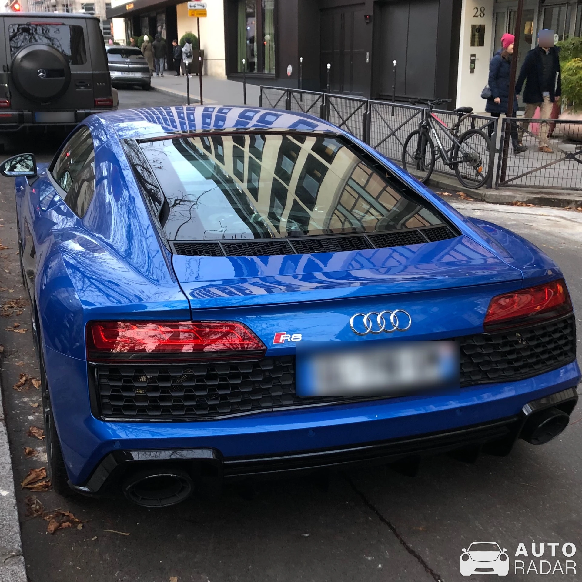 Audi R8 V10 spotted in Paris, France