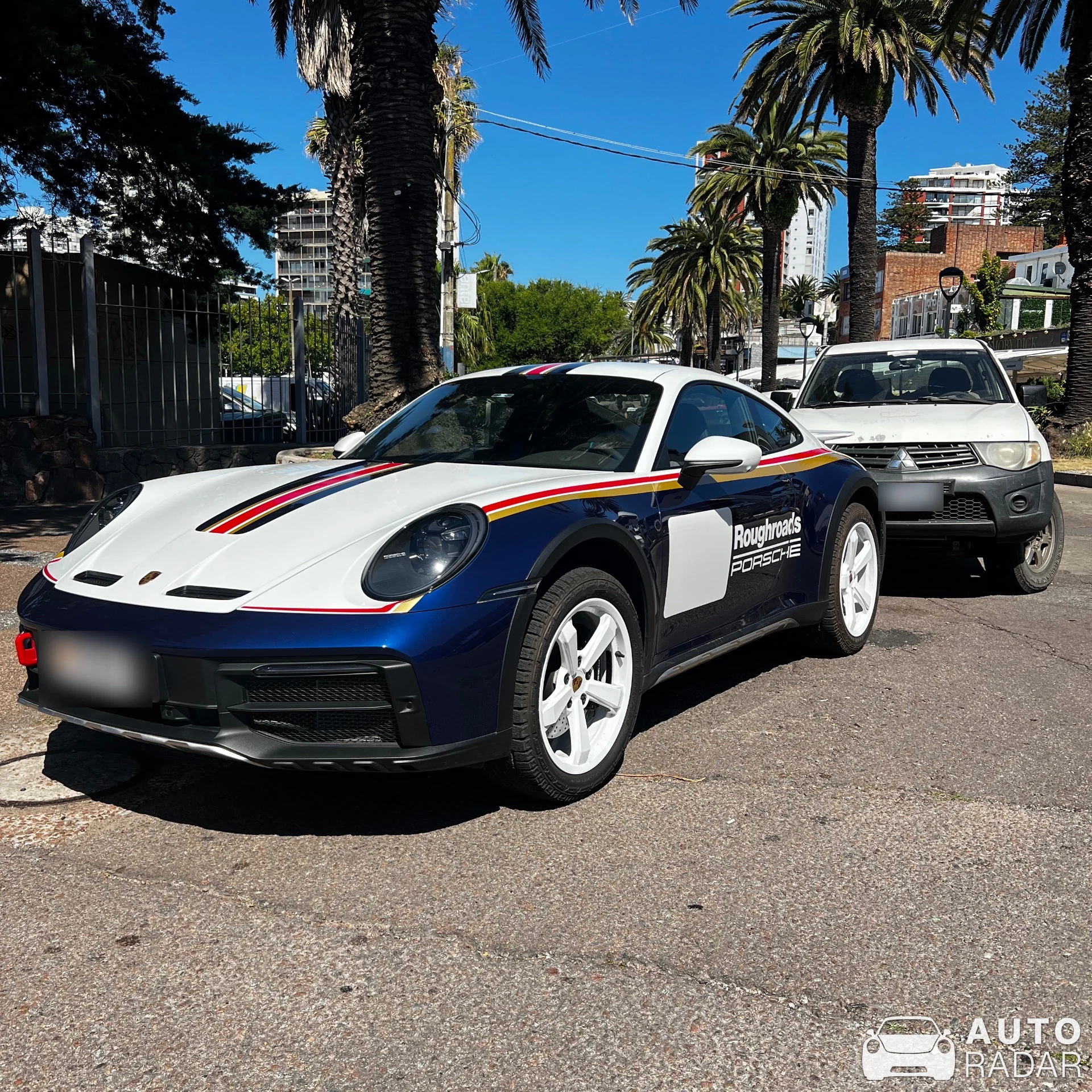 Porsche 992 Dakar spotted in Punta del Este, Uruguay