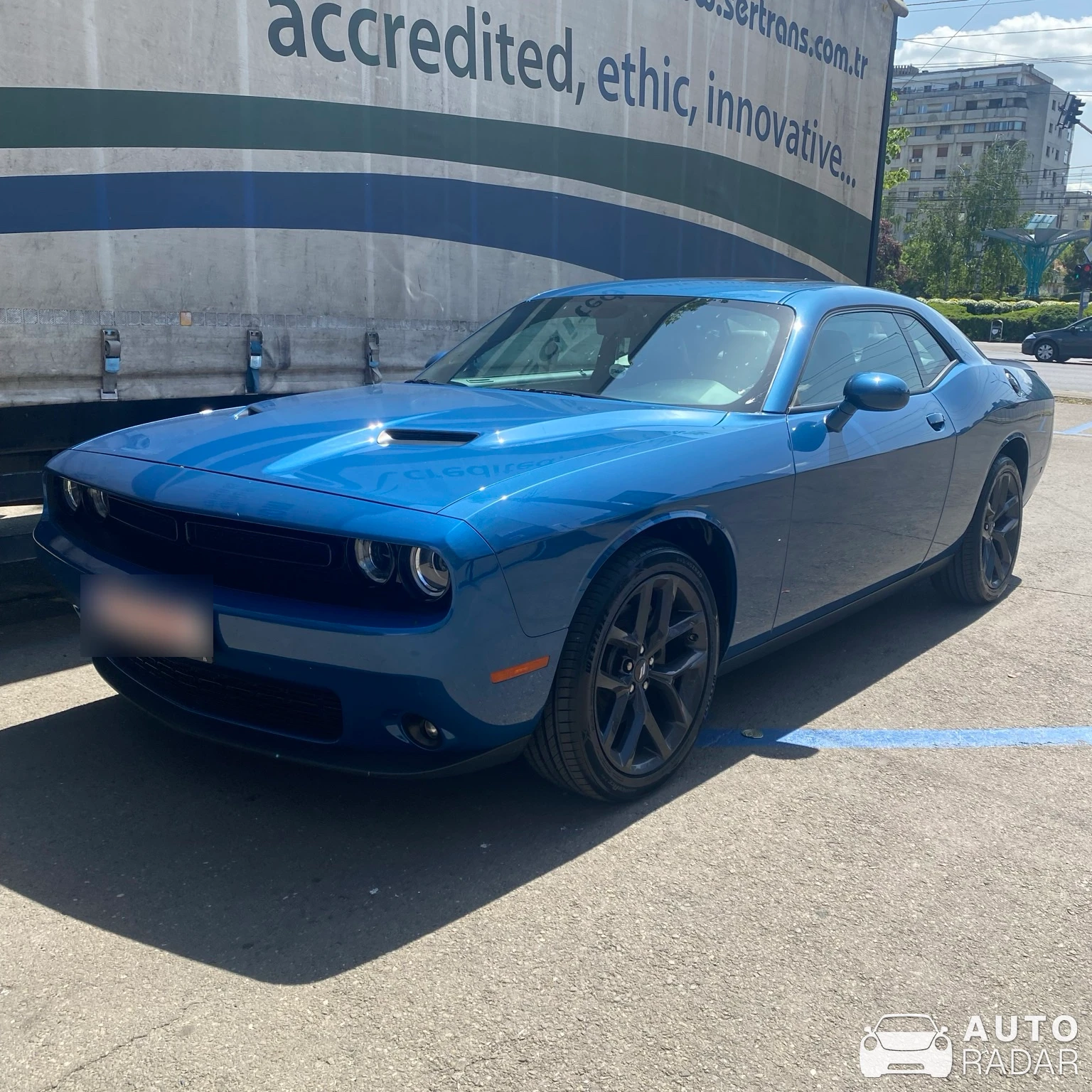 Dodge Challenger spotted in Blejoi