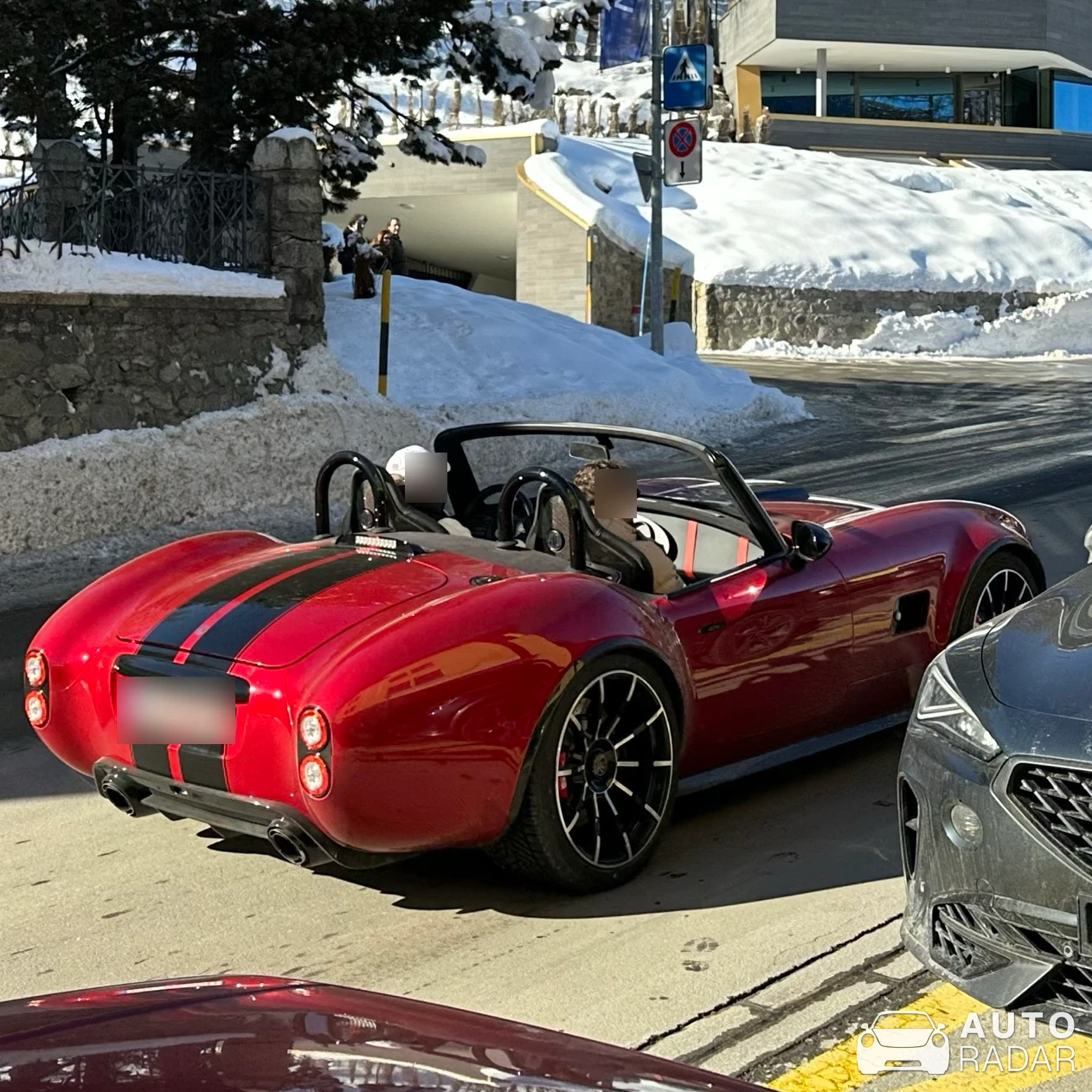 AC Cobra GT Roadster spotted in Sankt Moritz