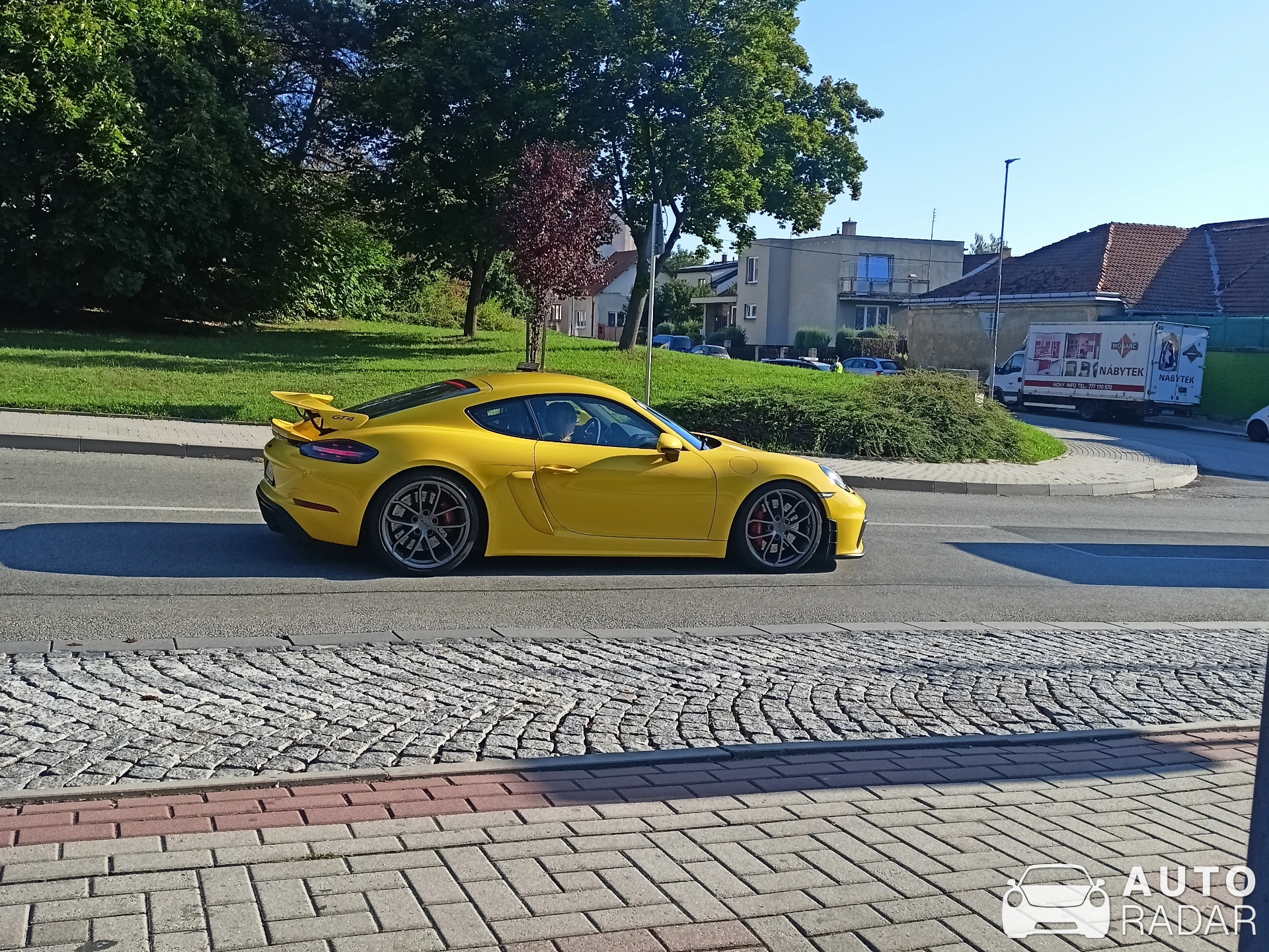 Porsche 981 Cayman GT4 spotted in Boskovice