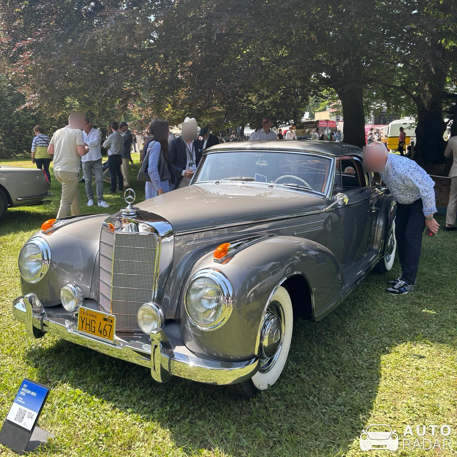 Mercedes-Benz 300 SC spotted in Cernobbio