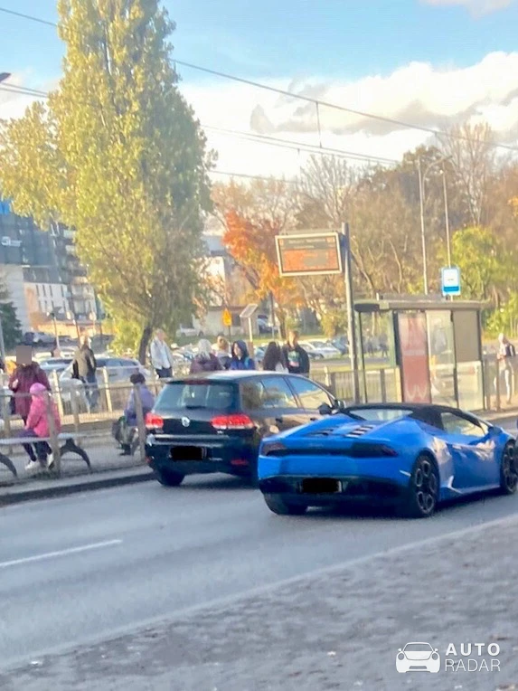 Lamborghini Huracán LP640-4 EVO Spyder spotted in Łódź, Poland