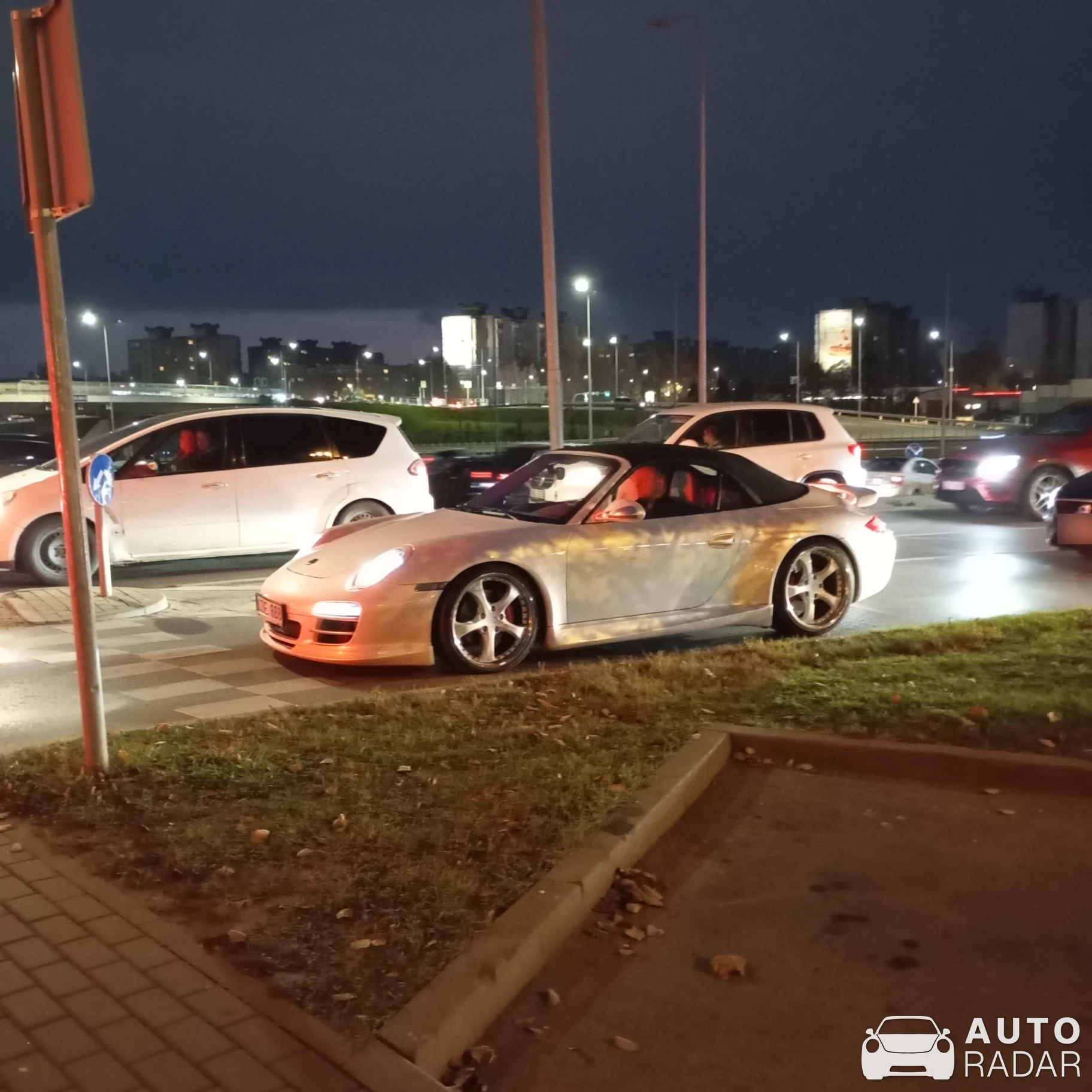 Porsche 997 Carrera Cabriolet spotted in Kaunas, Lithuania