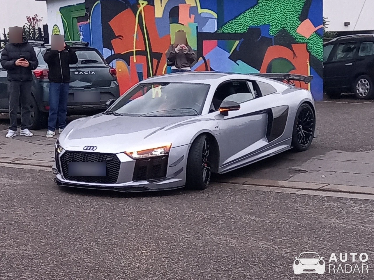 Audi ABT R8 V10 Plus 2017 spotted in Annecy