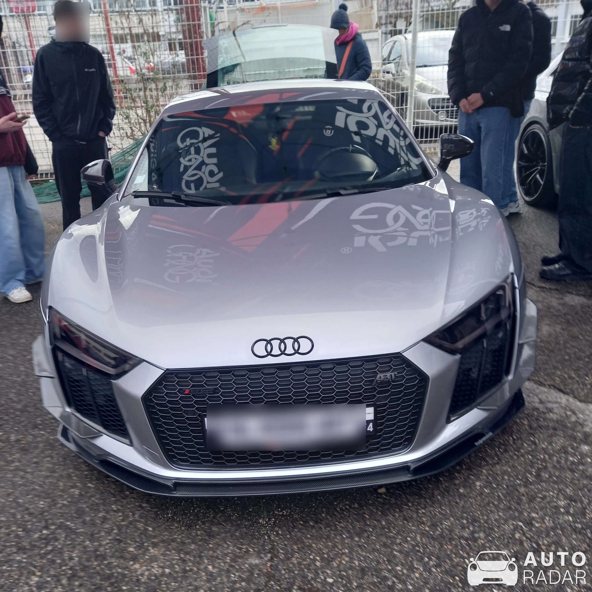 Audi ABT R8 V10 Plus 2017 spotted in Annecy, France