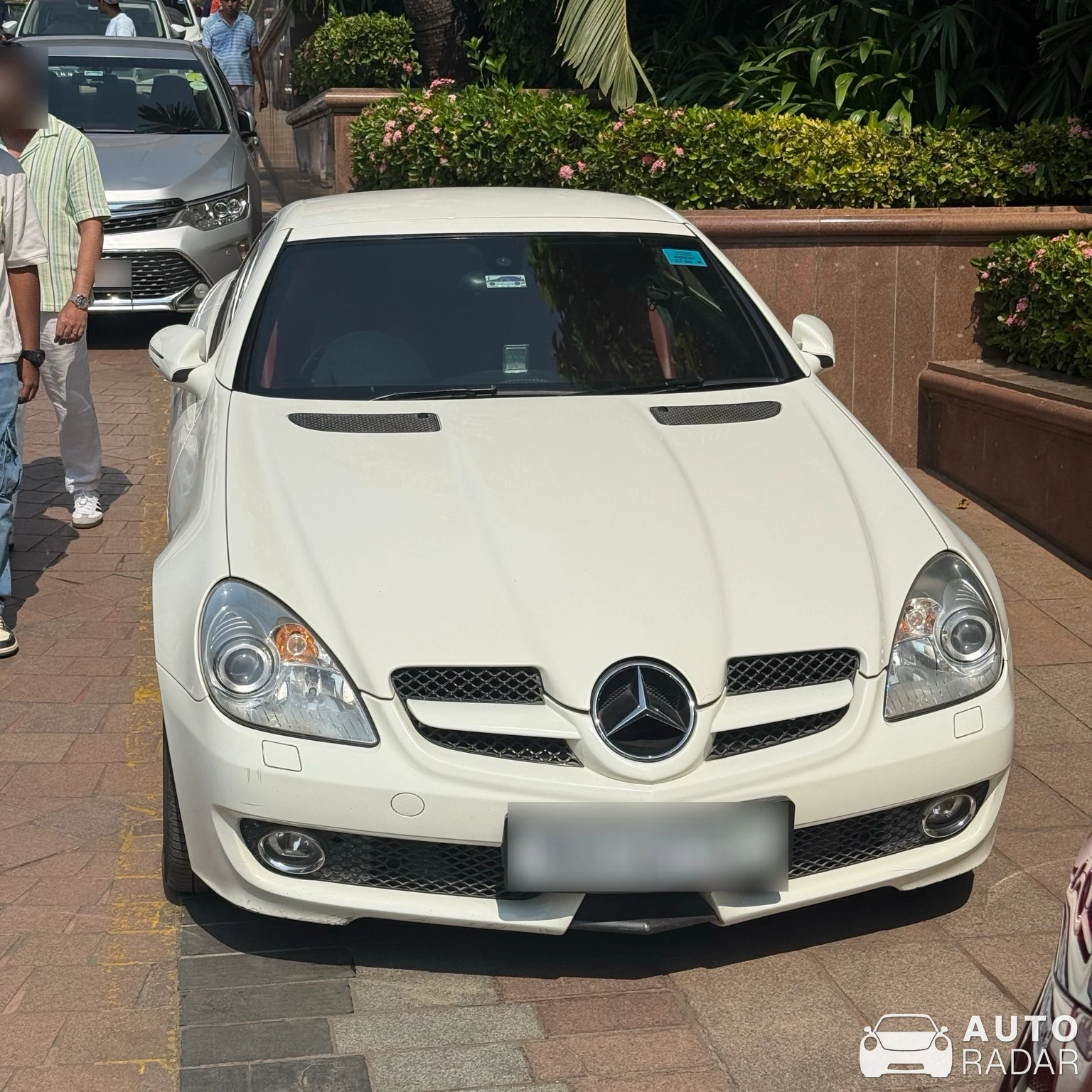 Mercedes-Benz SLK 200K spotted in Mumbai, India
