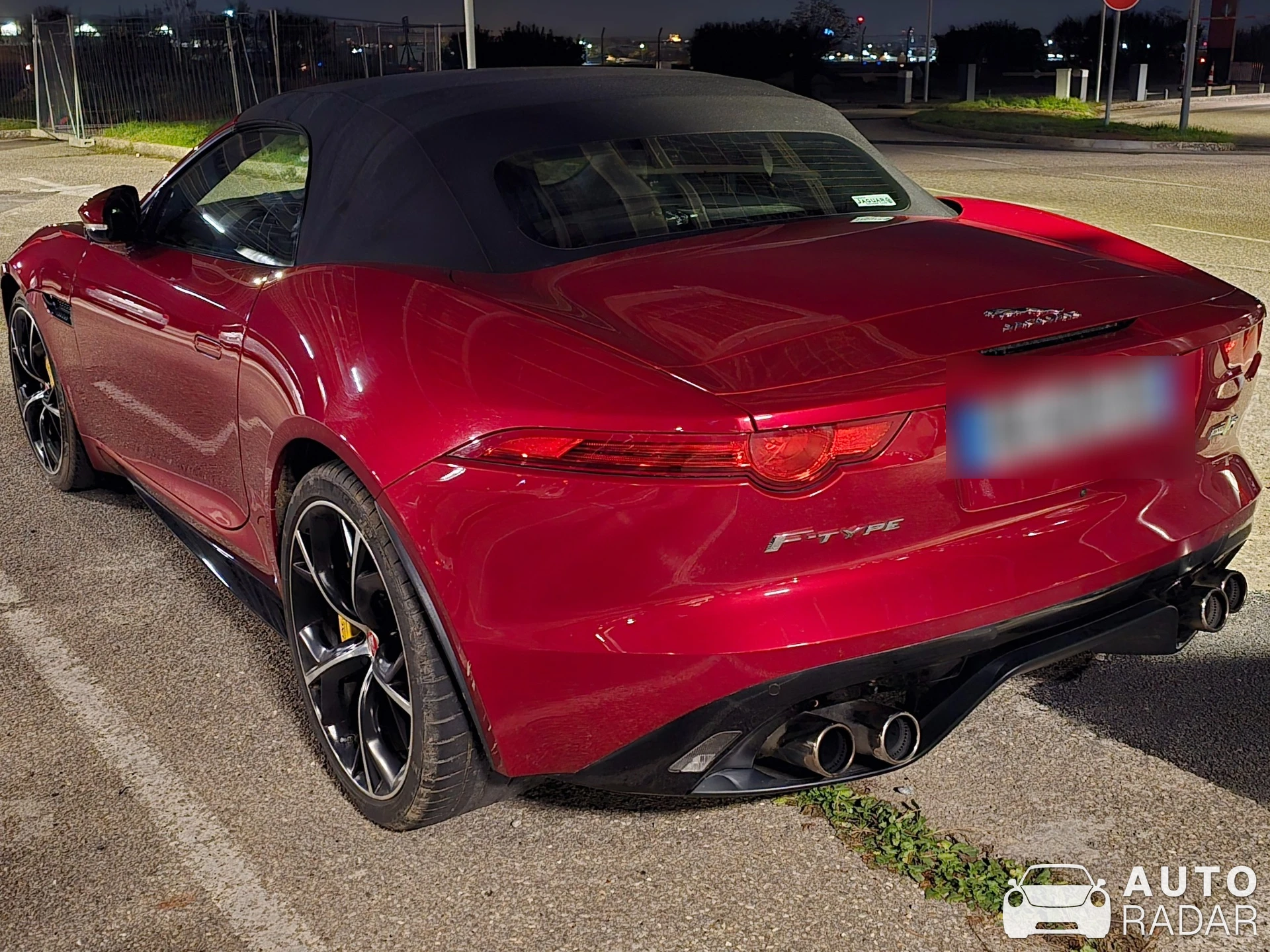 Jaguar F-Type R AWD Convertible spotted in Chassieu