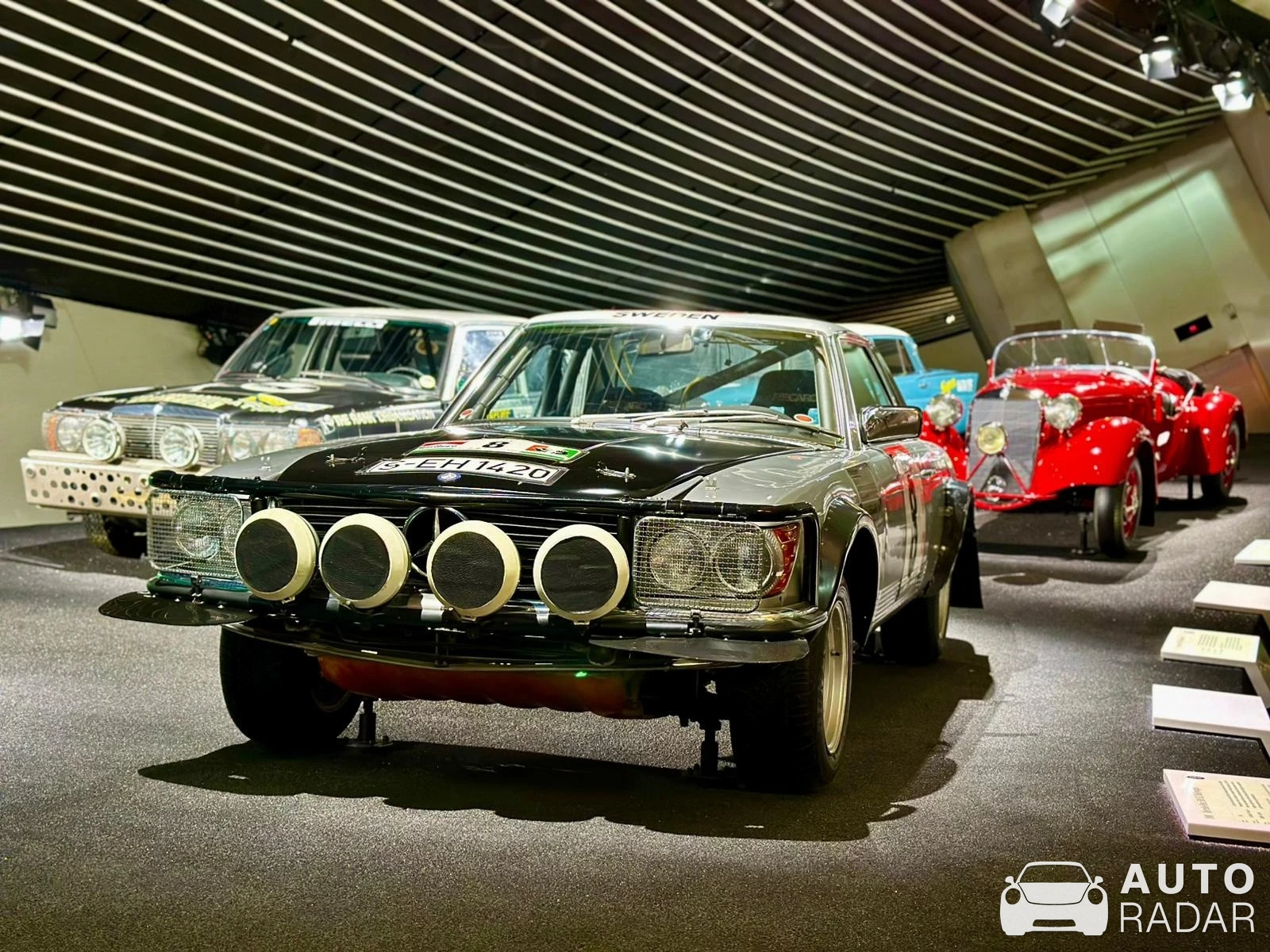 Mercedes-Benz 500 SLC Rallye spotted in Stuttgart